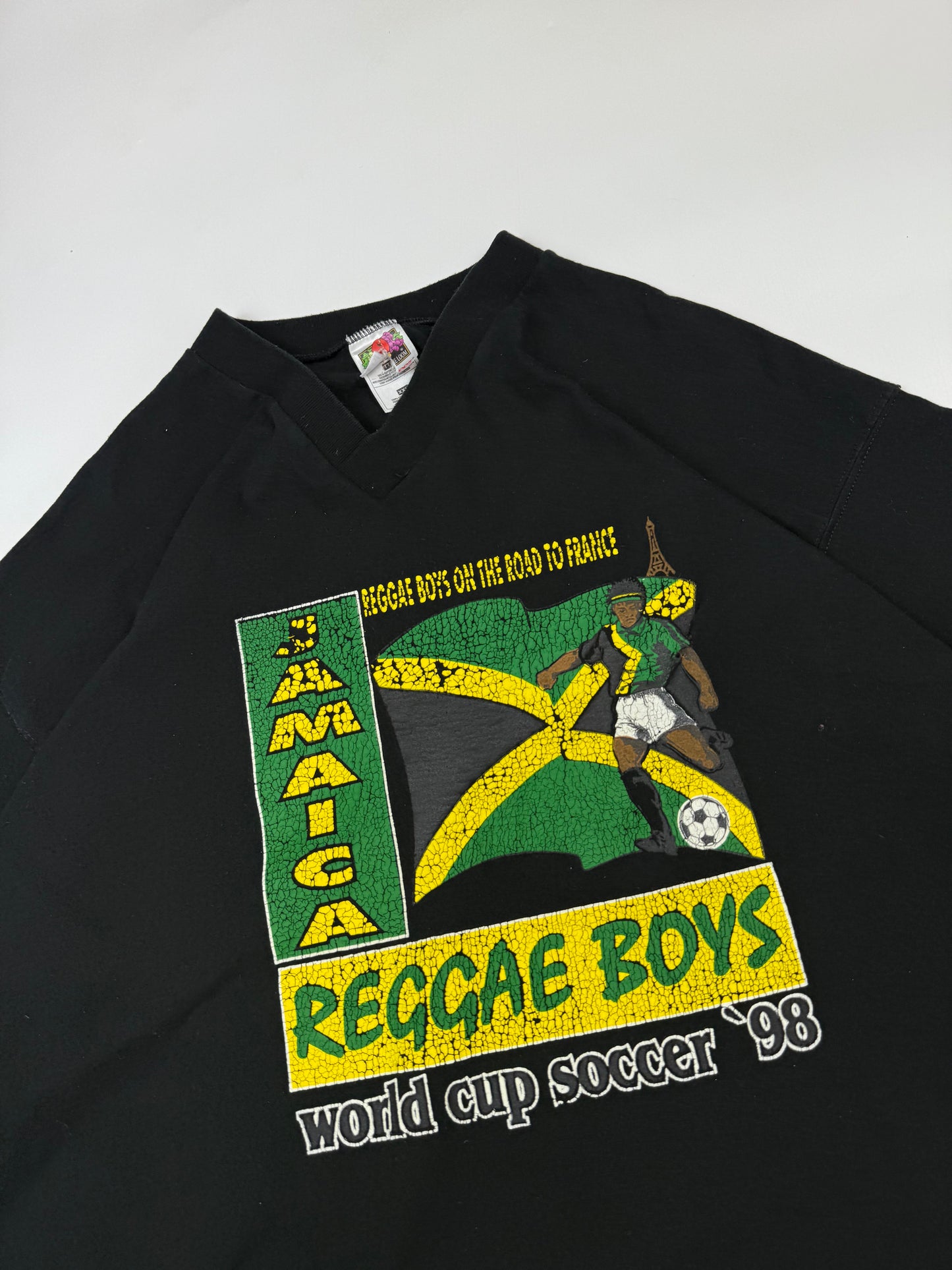 Vintage Jamaica 1998 football world cup graphic tee (XXL)