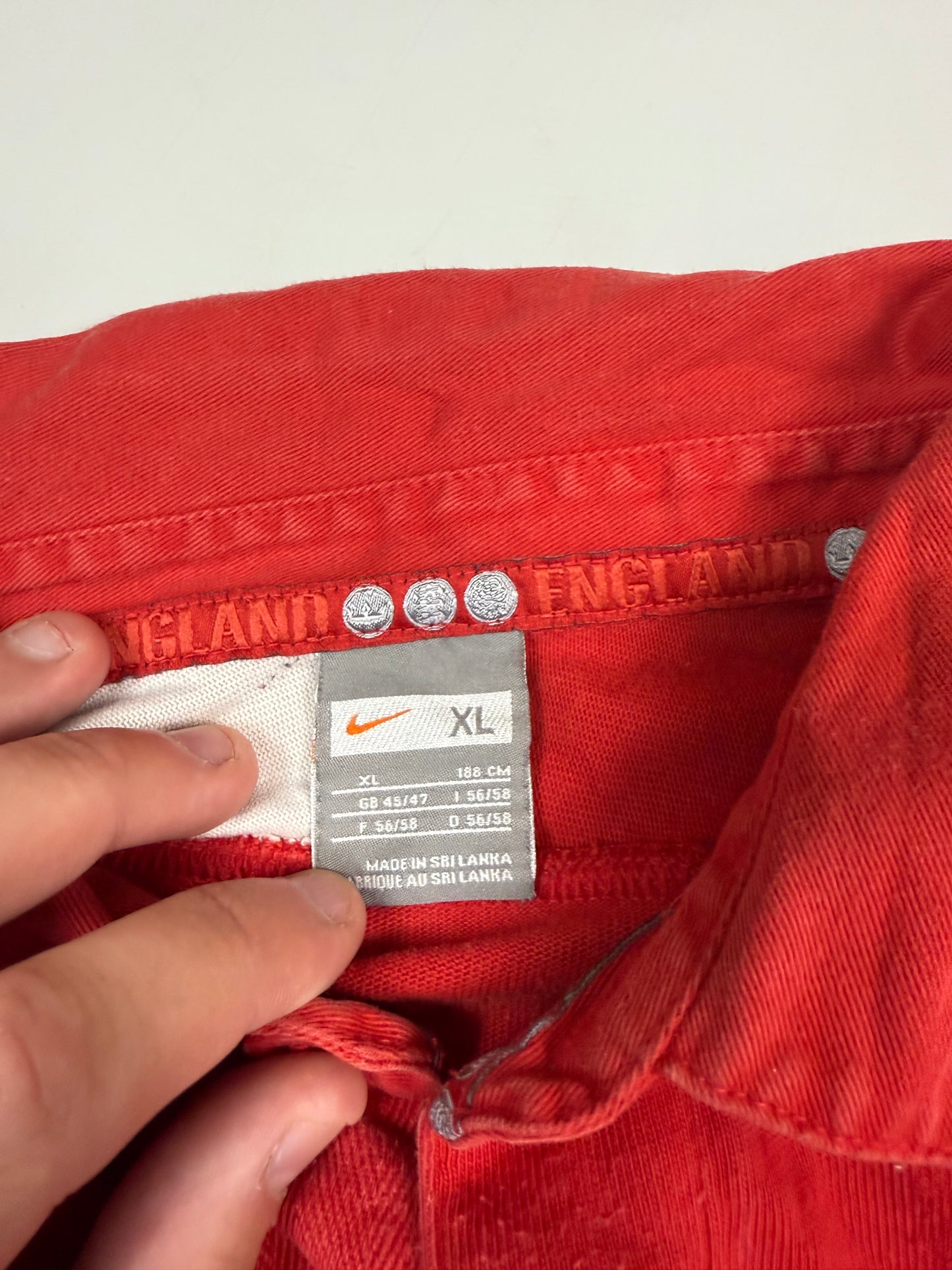 Vintage England 2007/08 Nike short sleeve rugby shirt (XL)