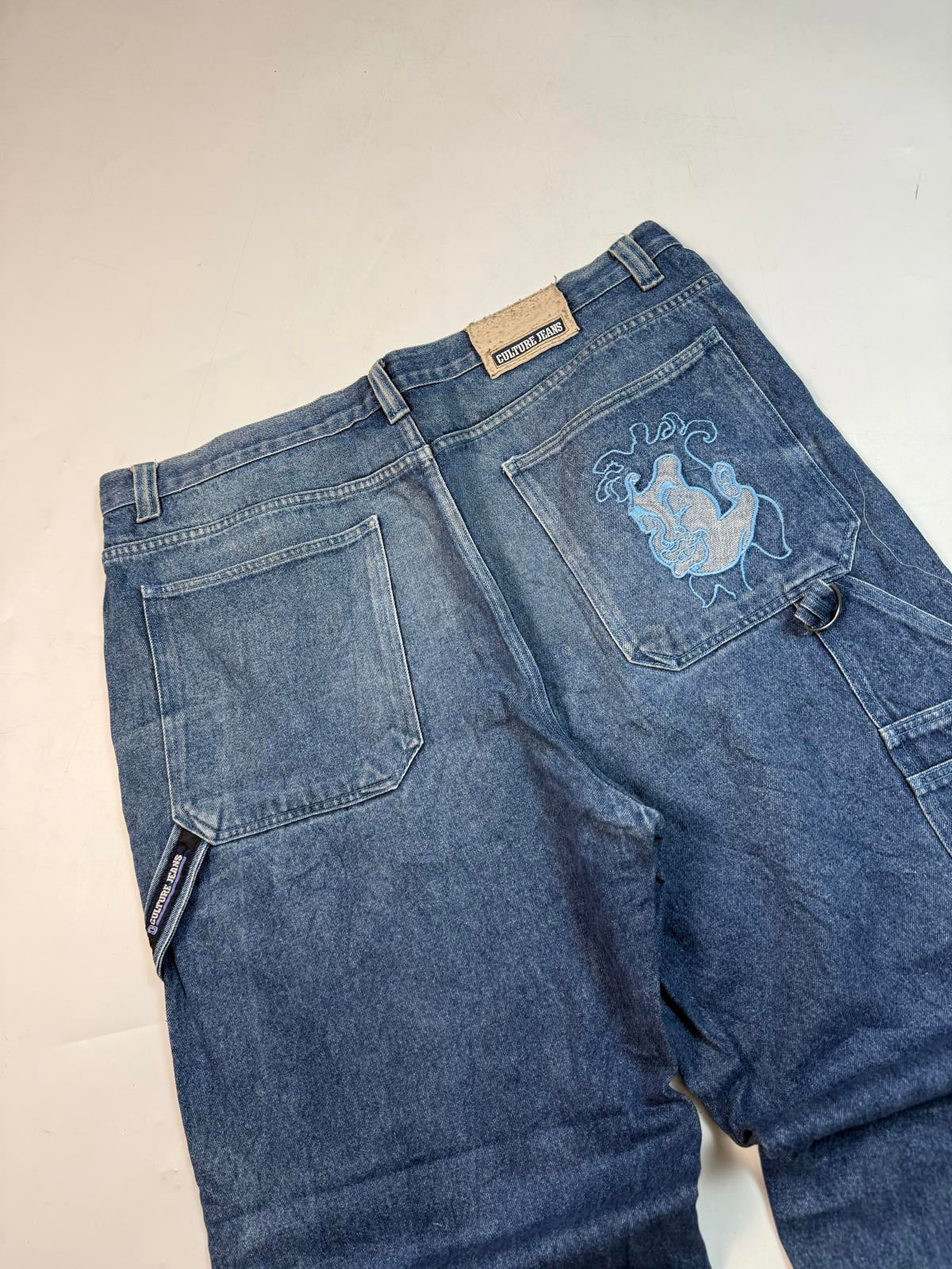 Vintage Y2K baggy hip hop carpenter jeans (W42)