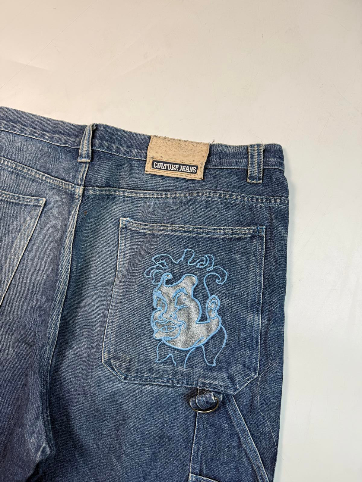 Vintage Y2K baggy hip hop carpenter jeans (W42)