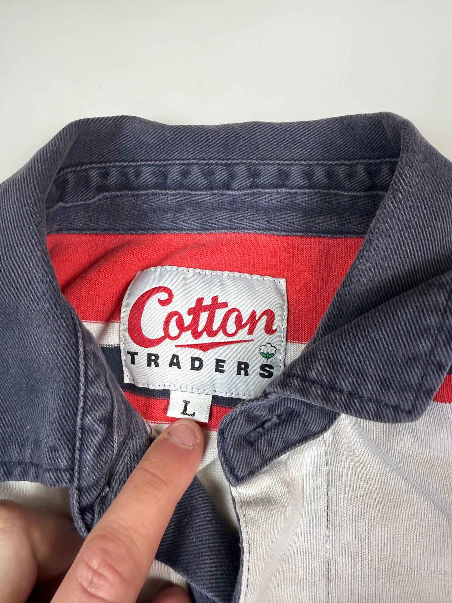 Vintage Gloucester 2003-05 Cotton Traders rugby union shirt (L)