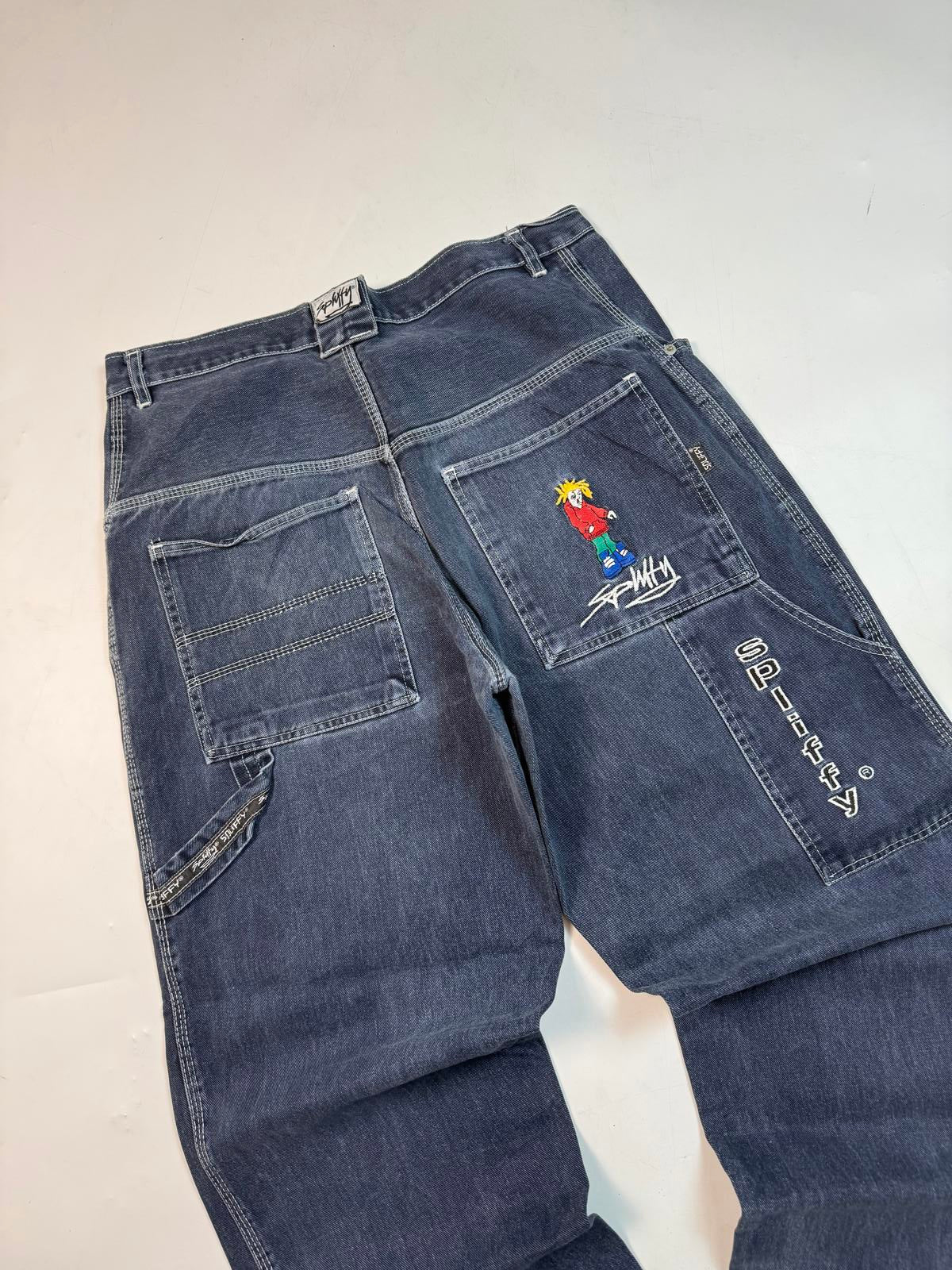 Vintage Y2K hip hop baggy carpenter jeans (W34)