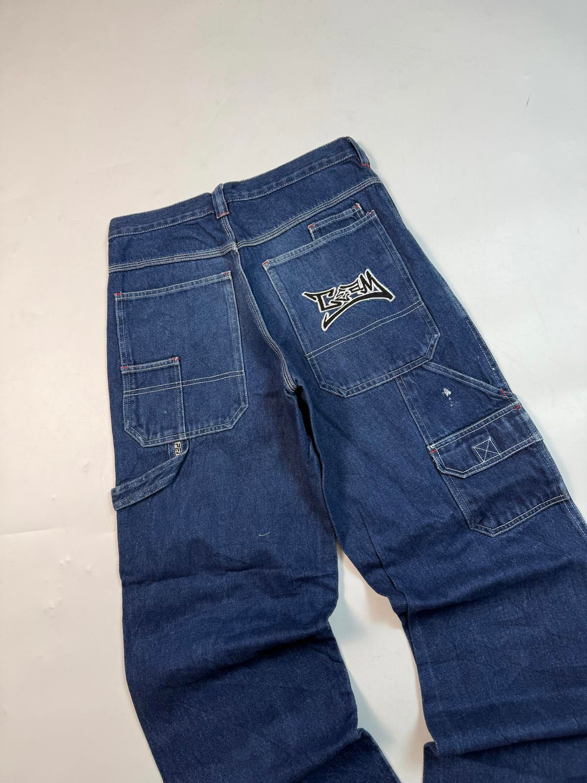 Vintage Y2K baggy hip hop carpenter jeans (W28)