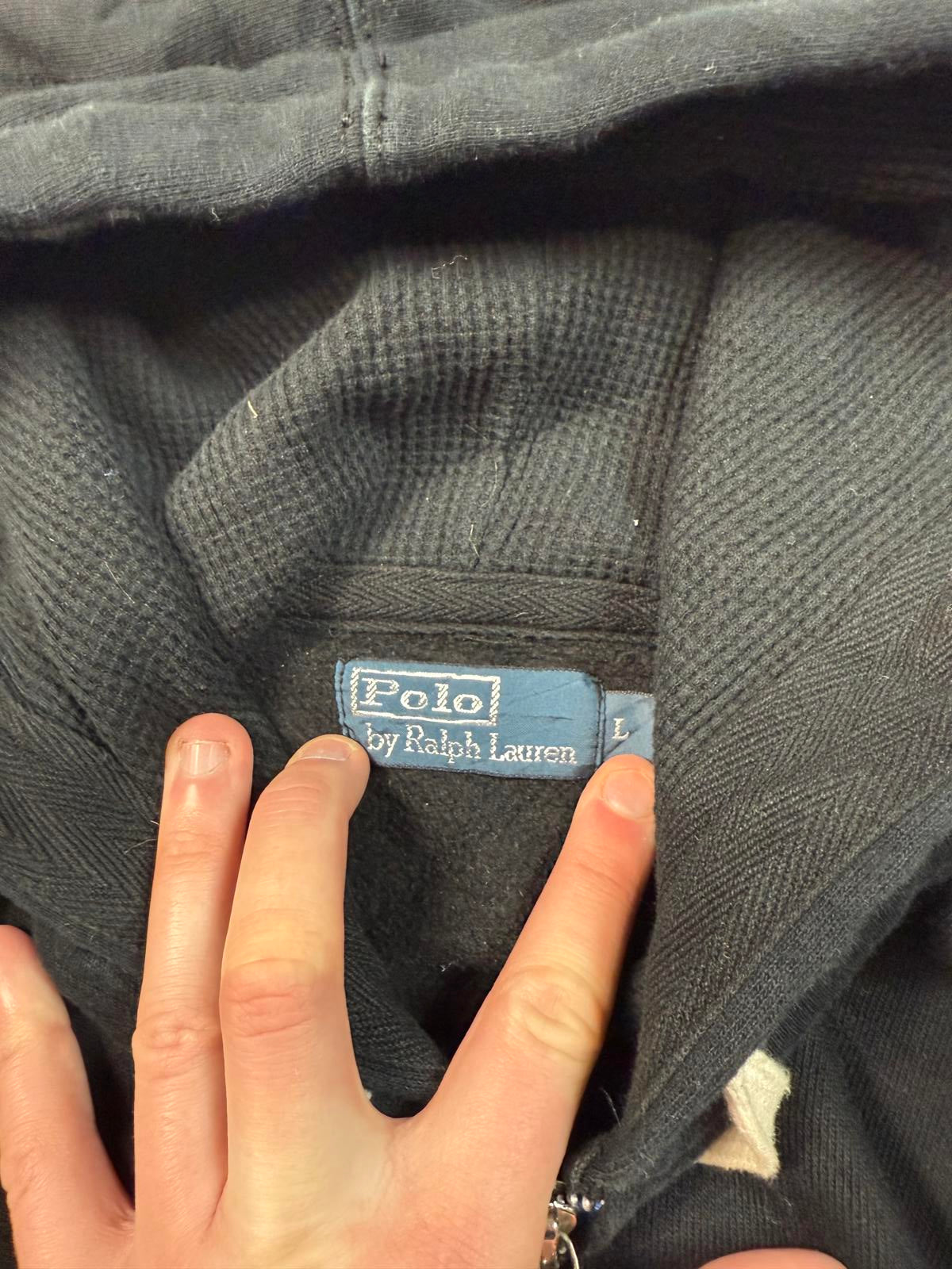 Vintage Polo Ralph Lauren zip up hoodie (L)