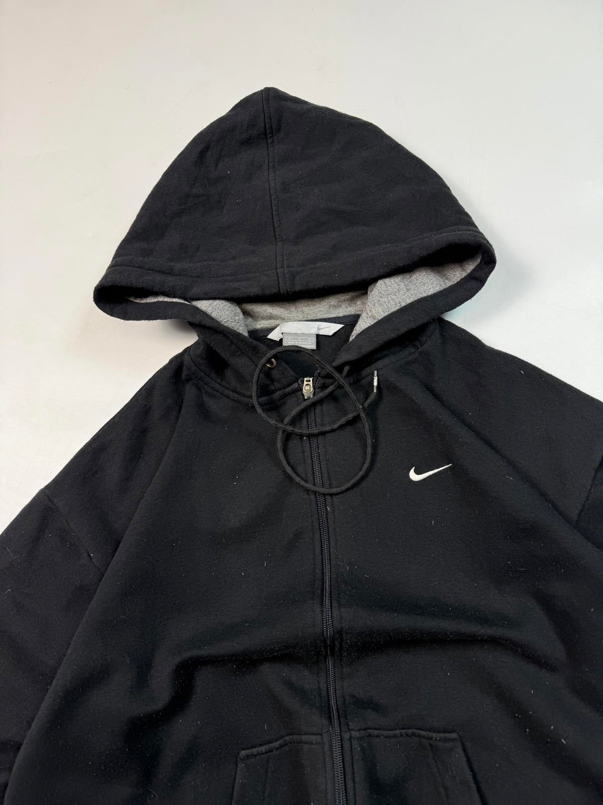 Vintage Nike mini swoosh full zip hoodie (M)