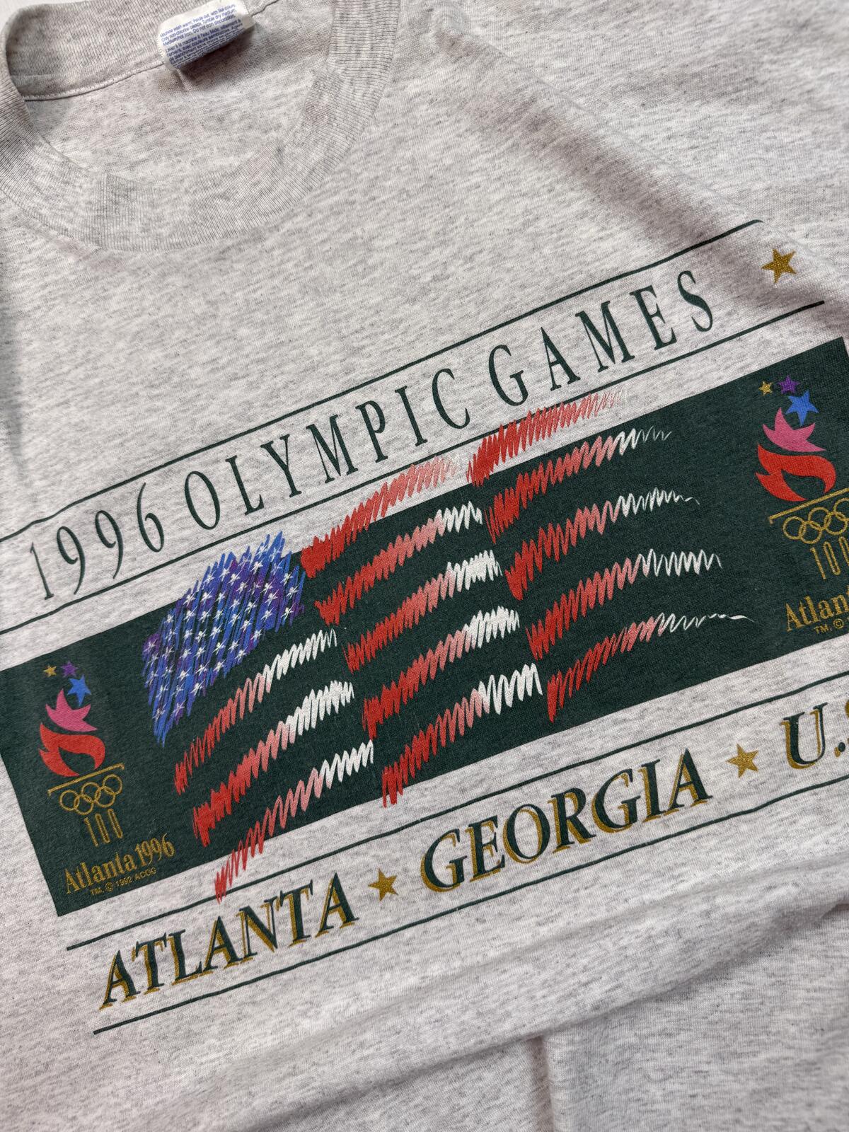 Vintage 90s Atlanta 1996 olympics graphic tee (XL)