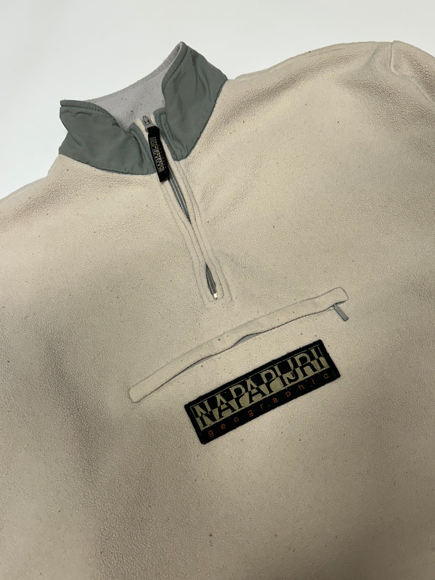 Vintage Napapijri quarter zip fleece (L)