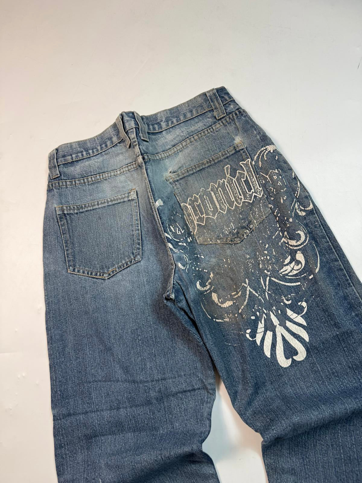 Vintage Y2K baggy hip hop Jeans (W32)