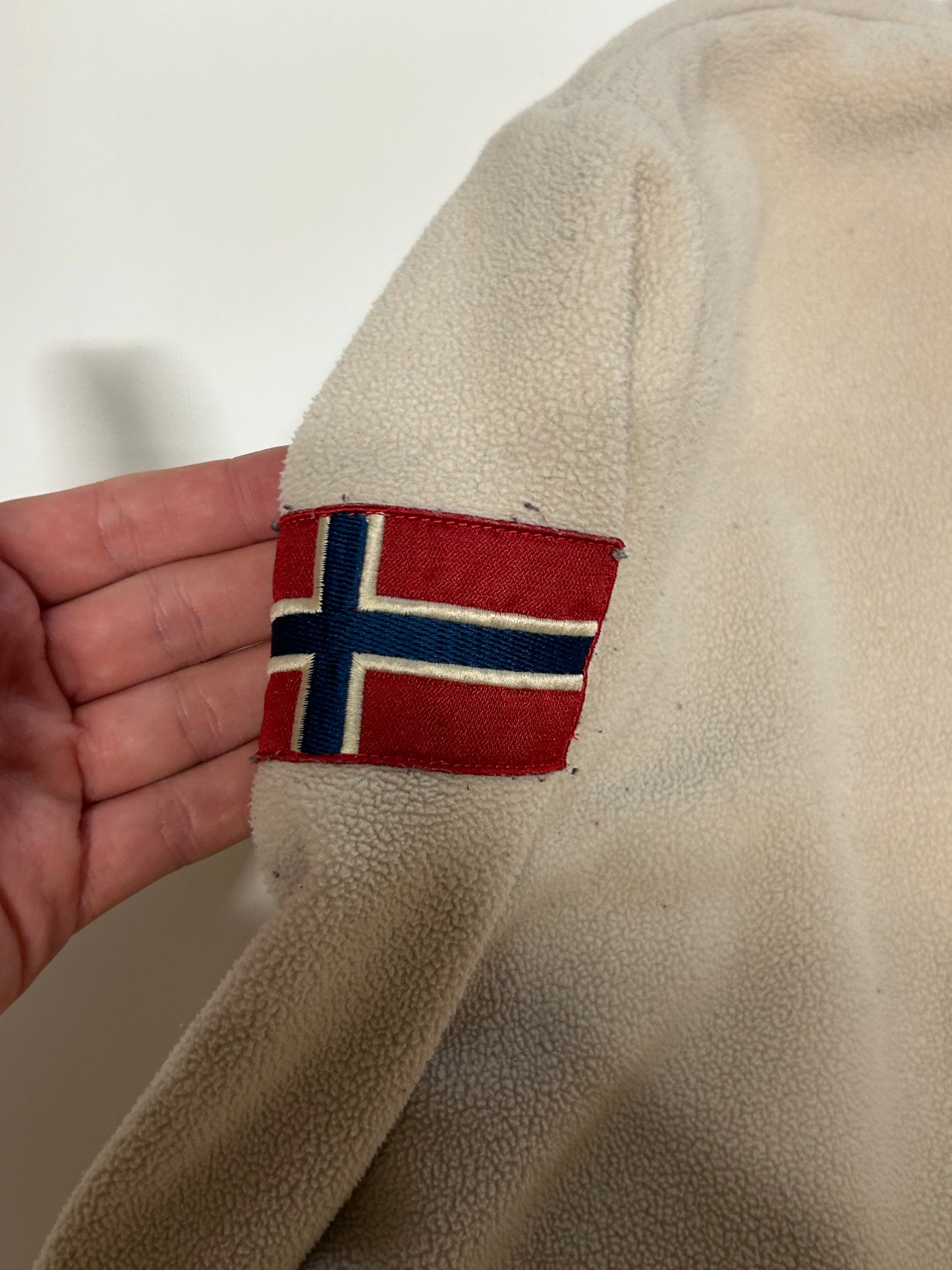 Vintage Napapijri quarter zip fleece (L)