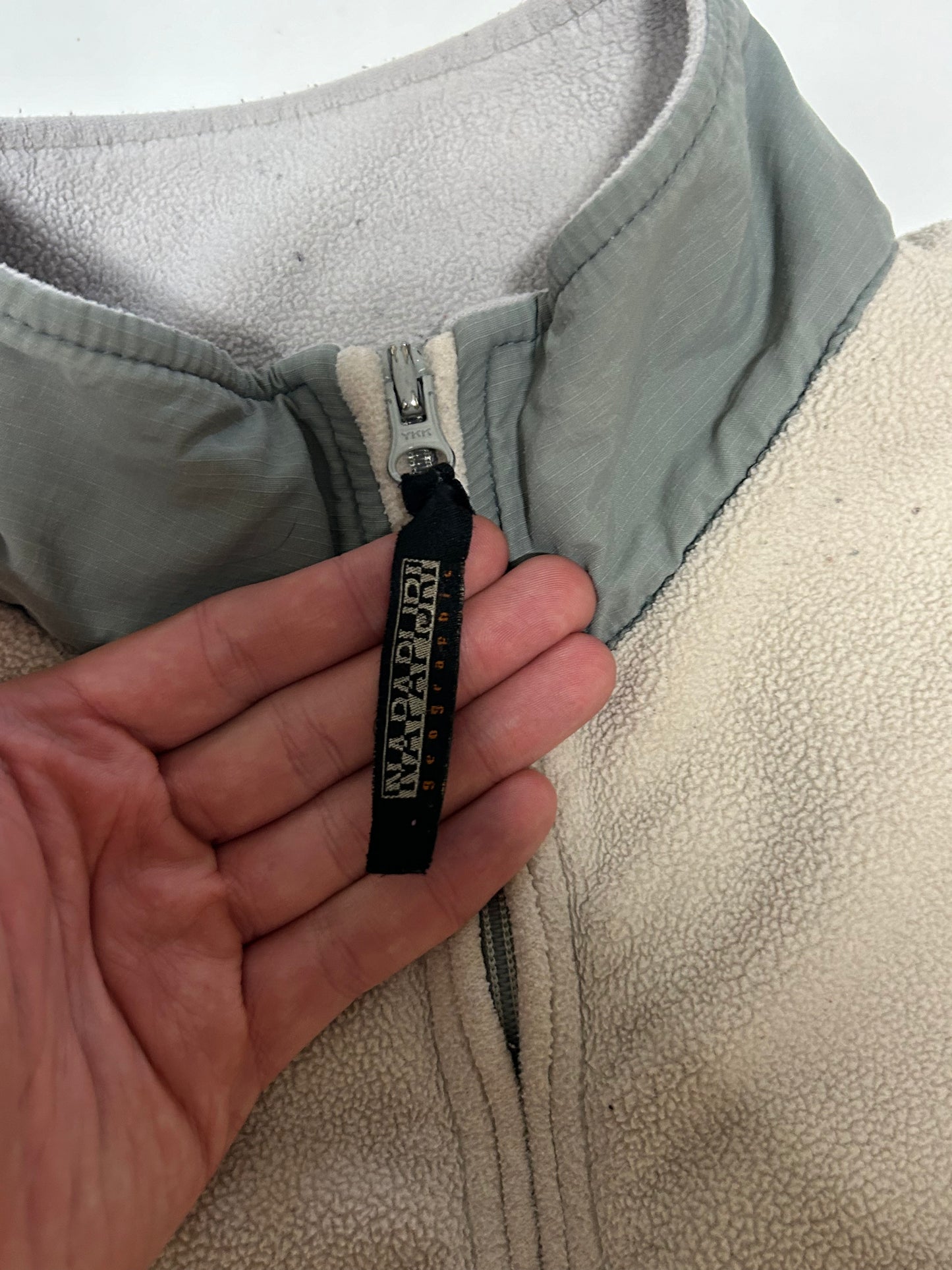Vintage Napapijri quarter zip fleece (L)