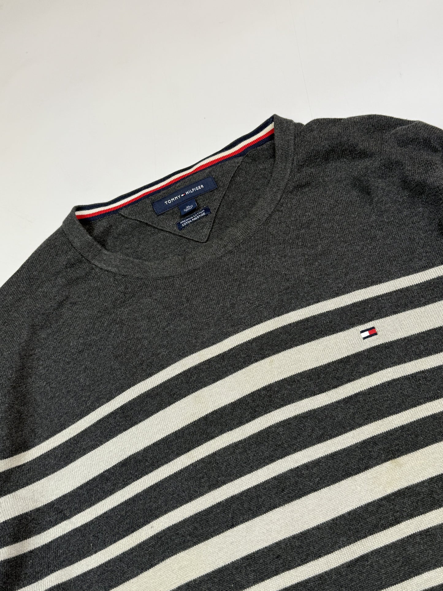 Tommy Hilfiger striped knit sweater (XL)