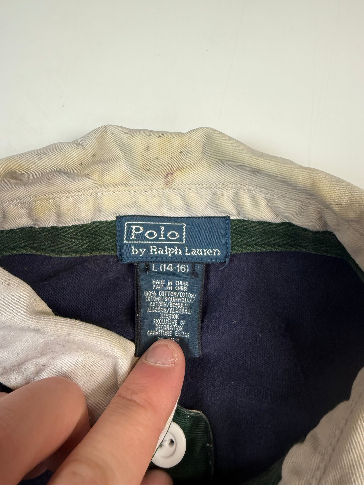 Vintage Polo Ralph Lauren rugby polo (XS)