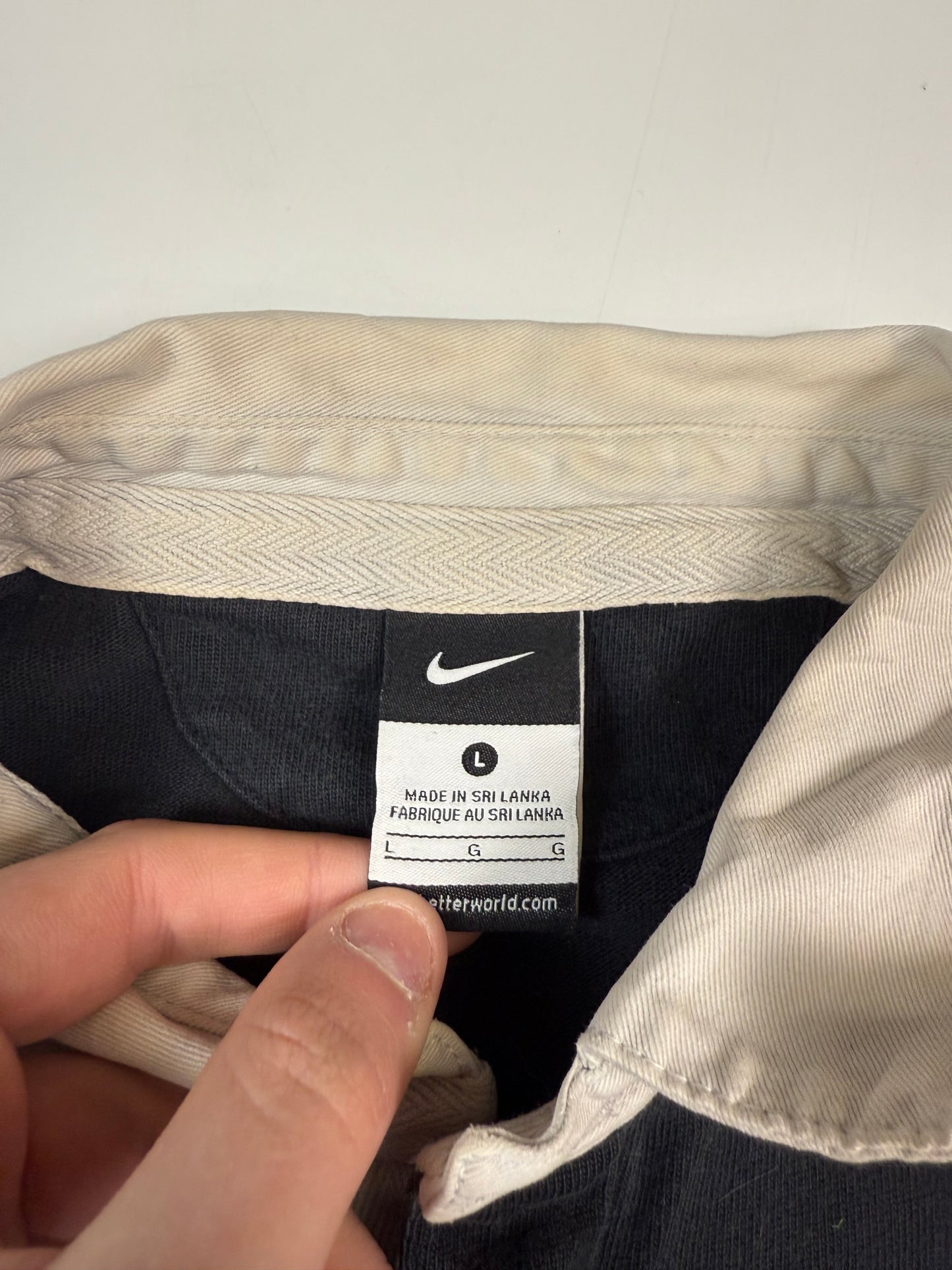 Nike rugby polo shirt (L)