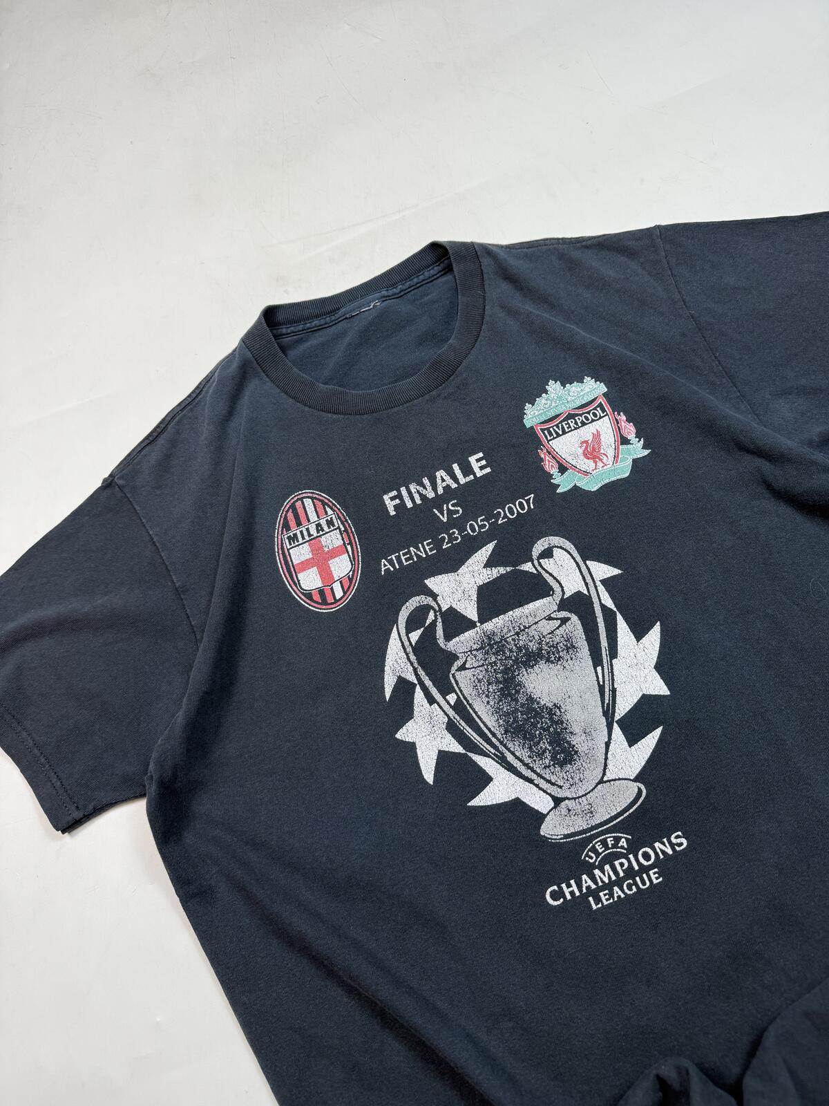 Vintage Champions league final 2007 Liverpool graphic tee (M)