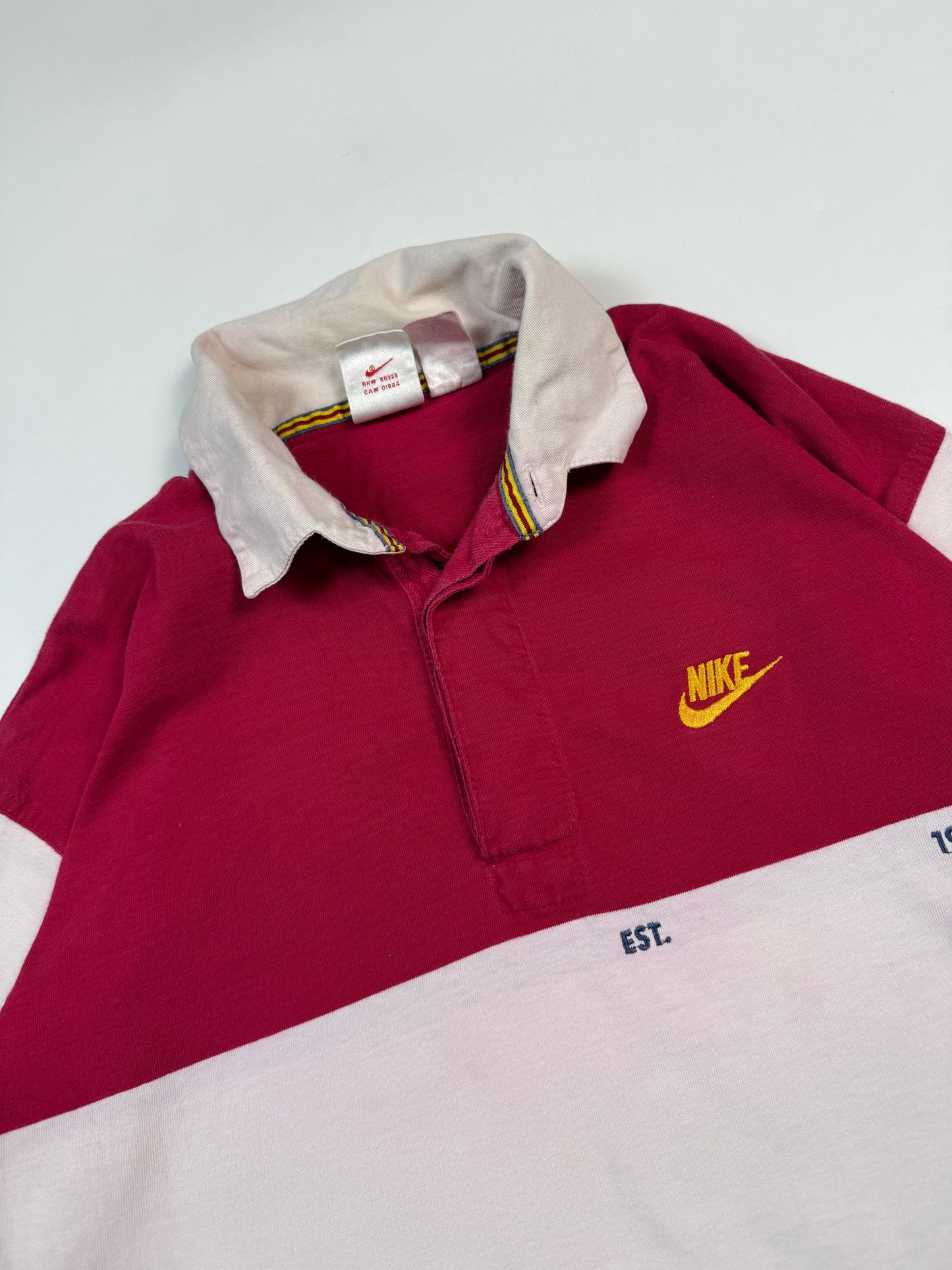 Vintage 80s Nike rugby polo (M)