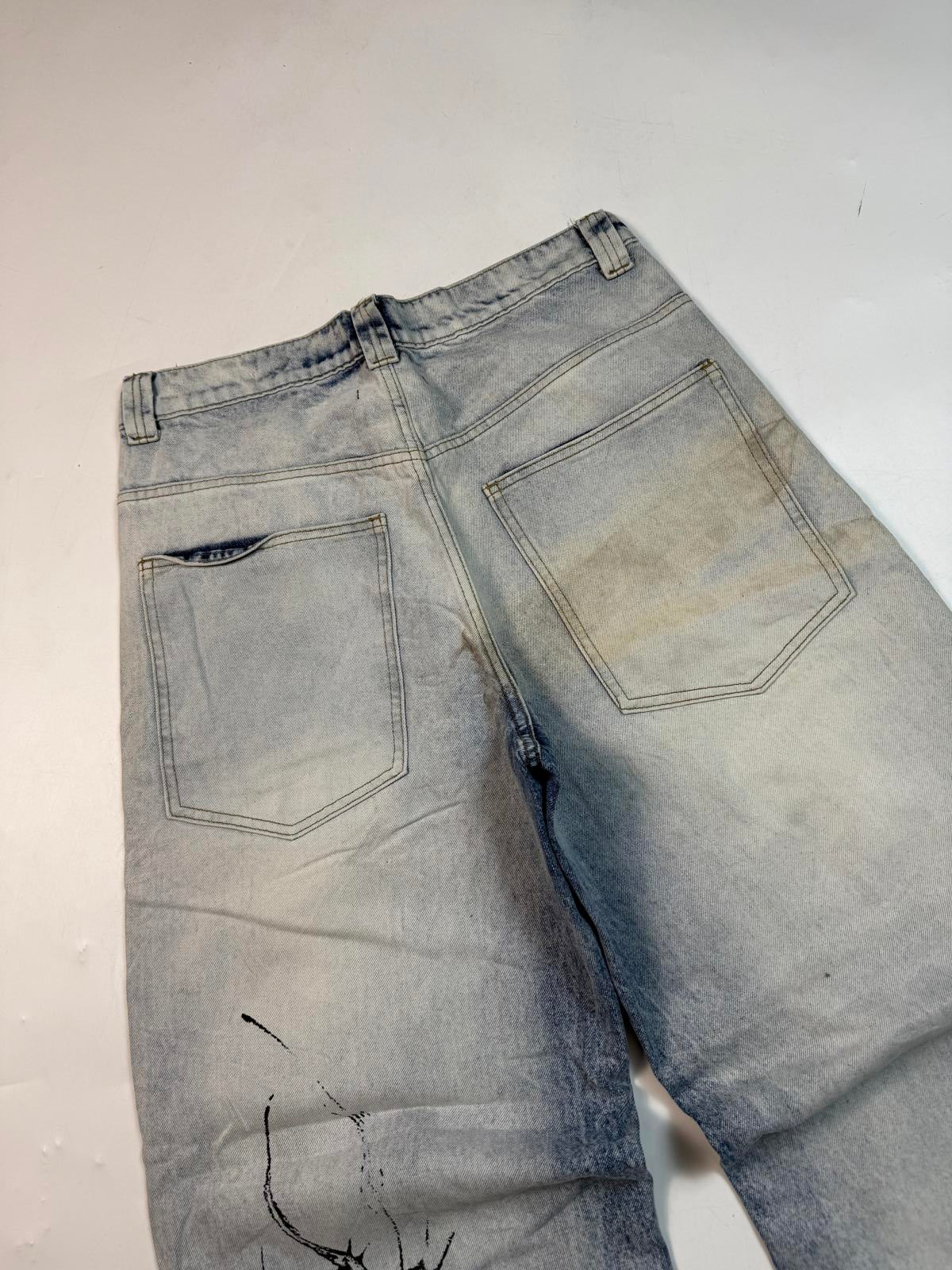 Jaded London Colossus hip hop jeans (W32)
