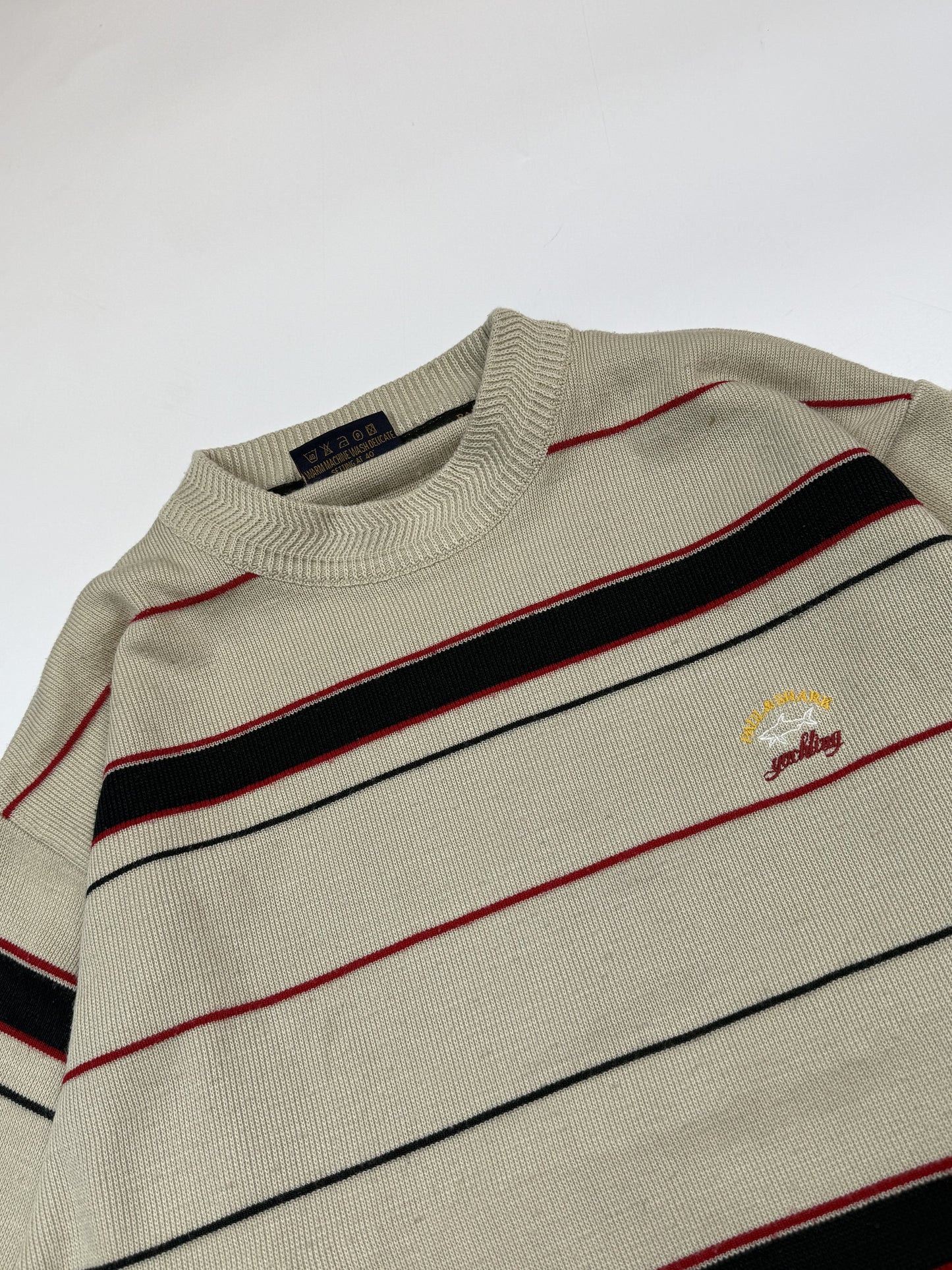 Vintage 90s Paul & Shark striped knit sweater (M)