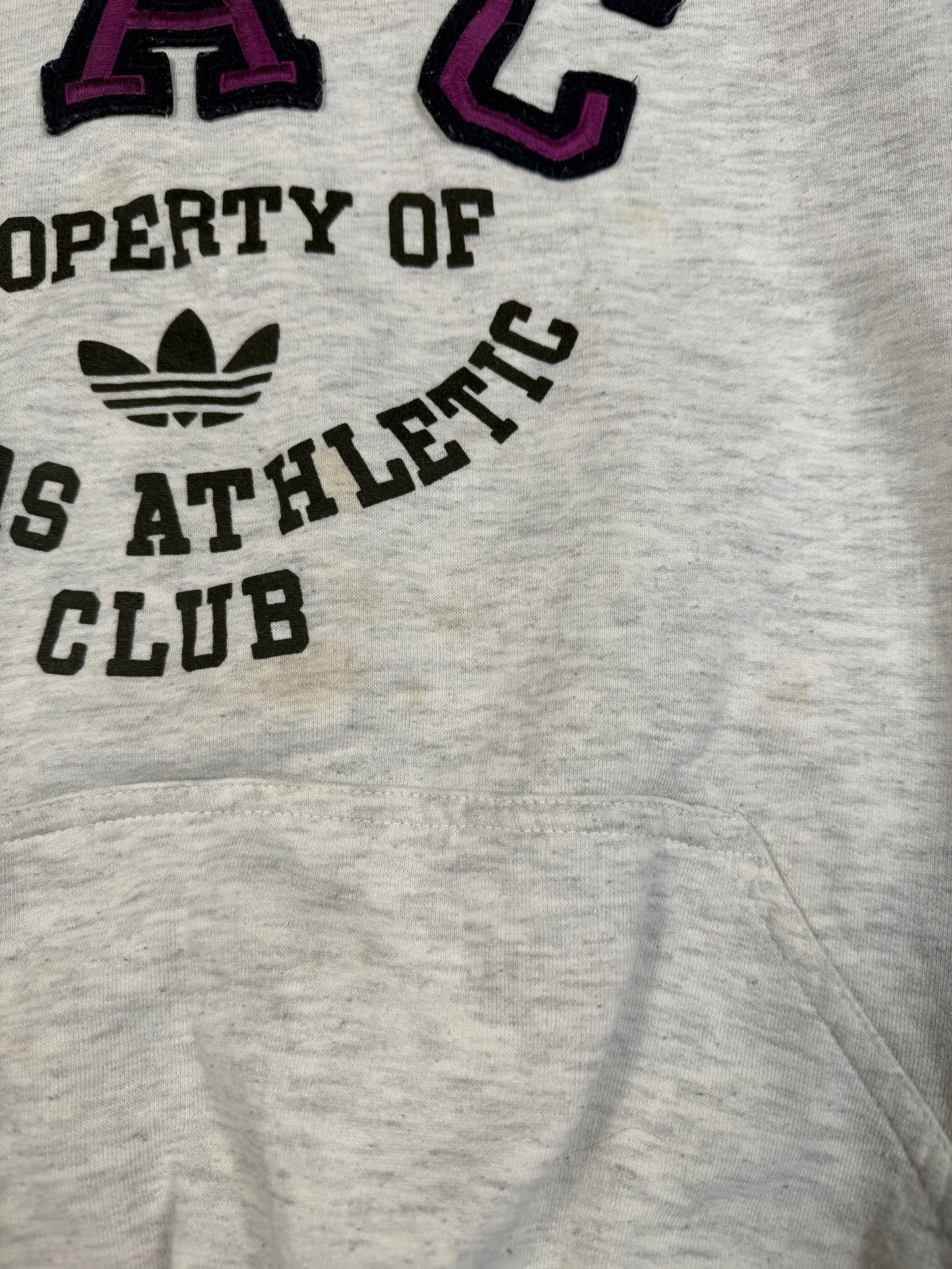Vintage 90s Adidas athletic club AAC hoodie (M)