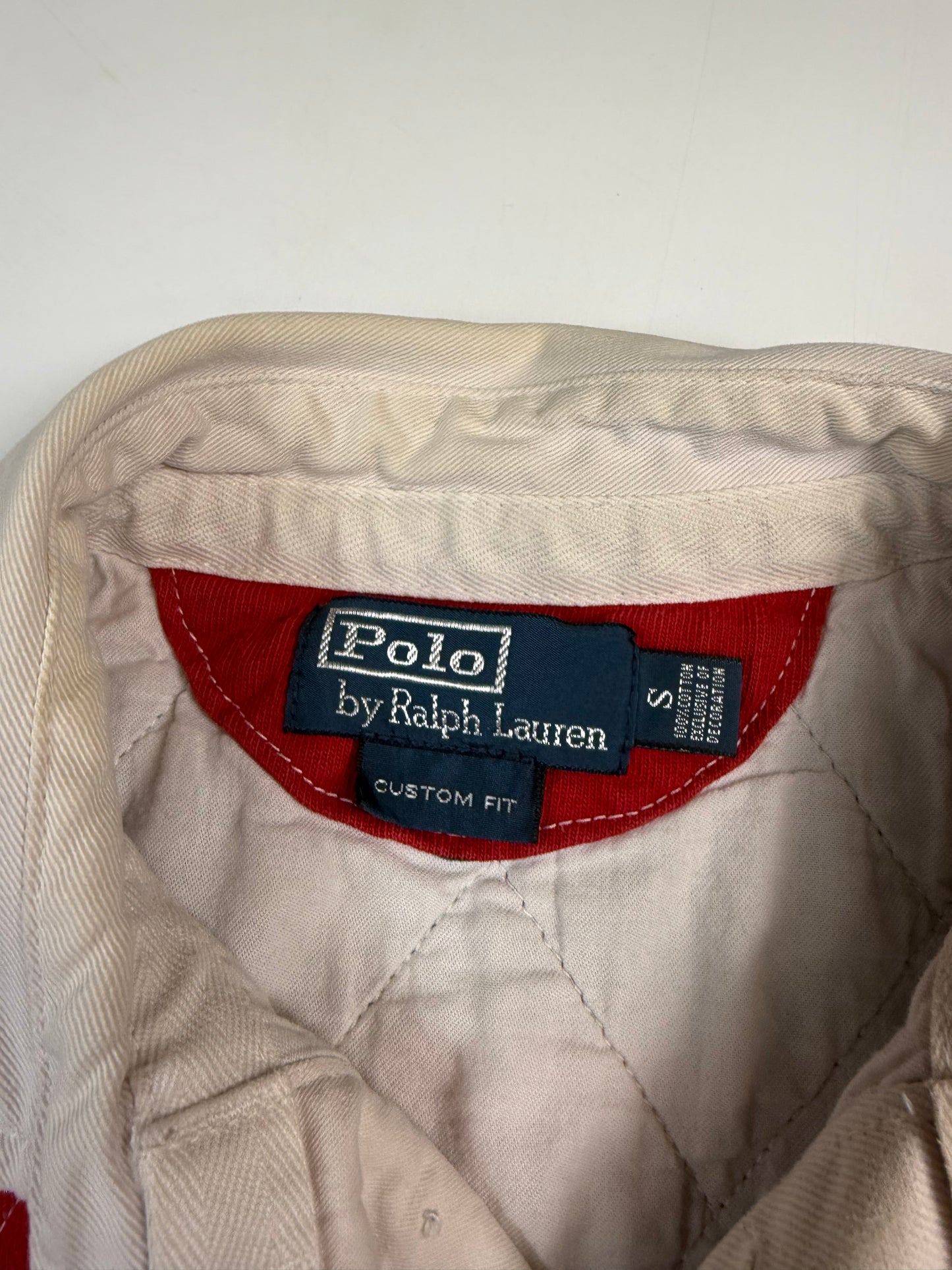 Vintage 90s Polo Ralph Lauren striped rugby polo (S)