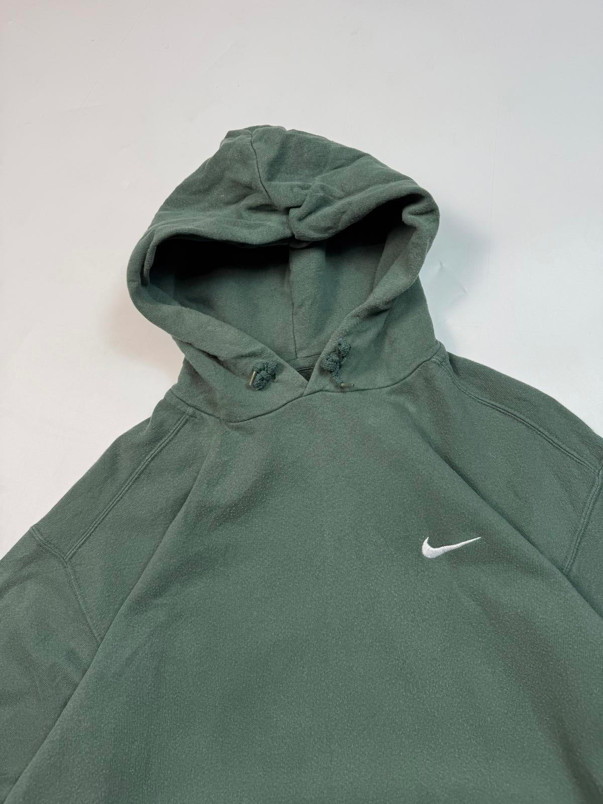 Vintage 90s Nike mini swoosh hoodie (M)