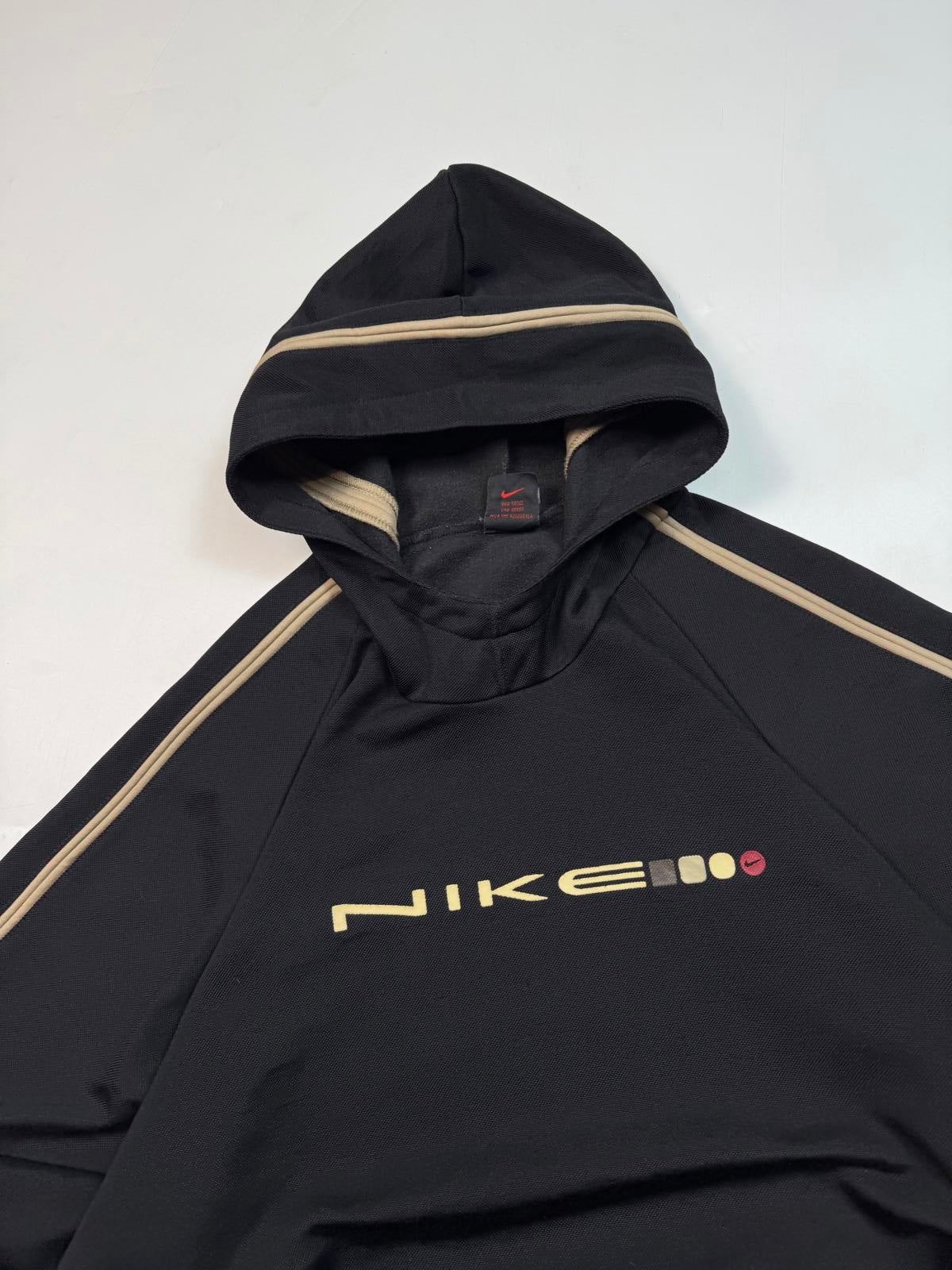 Vintage 90s nike spell out hoodie (XL)
