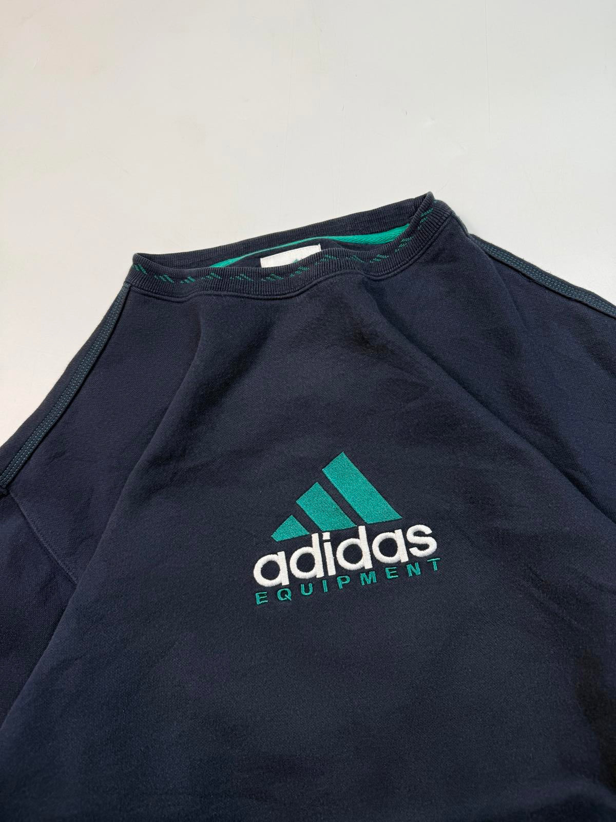 Vintage 90s adidas equipment centre logo sweatshirt (M)