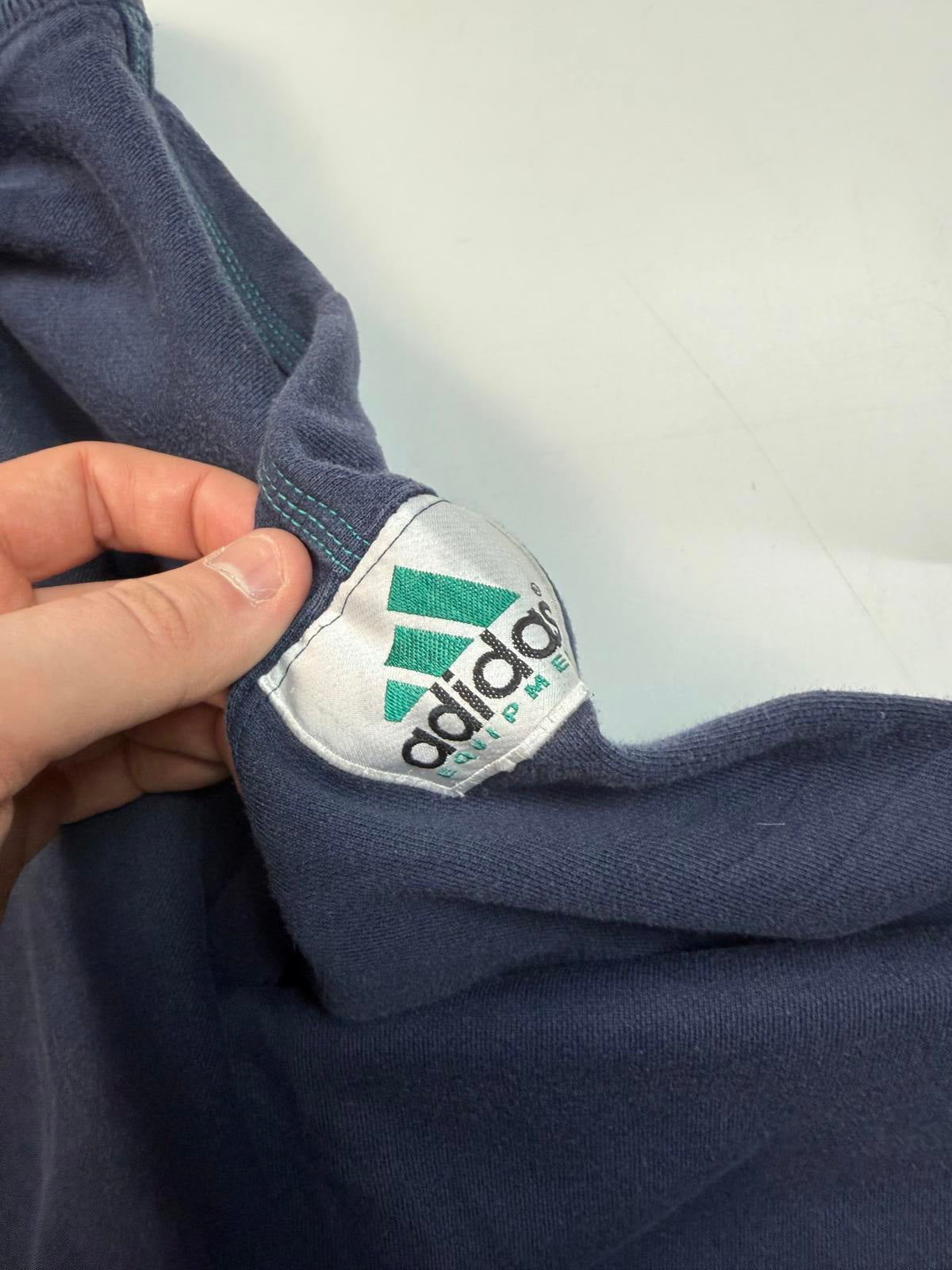 Vintage 90s adidas equipment centre logo sweatshirt (M)
