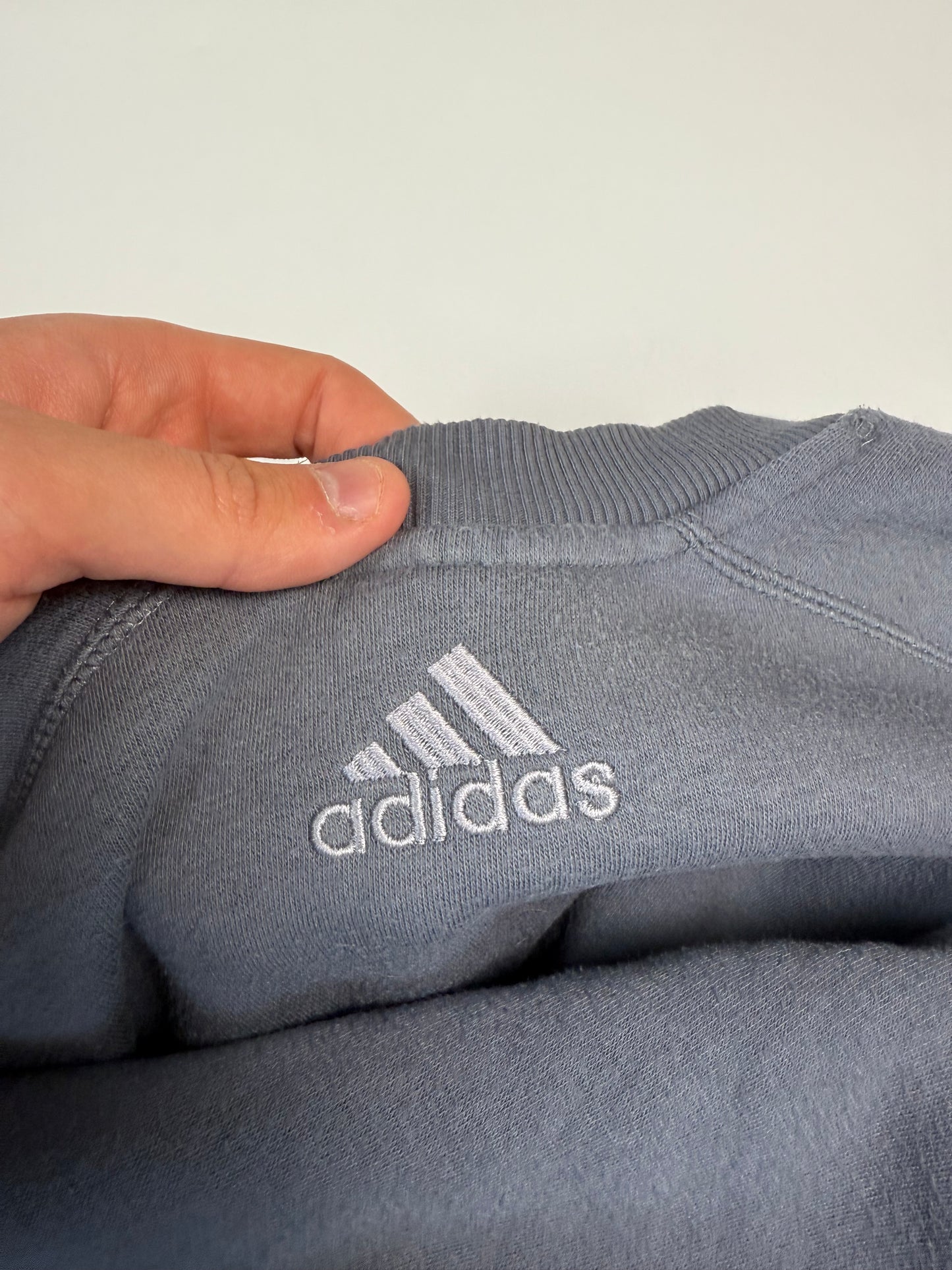 Vintage Adidas spell out sweatshirt (L)