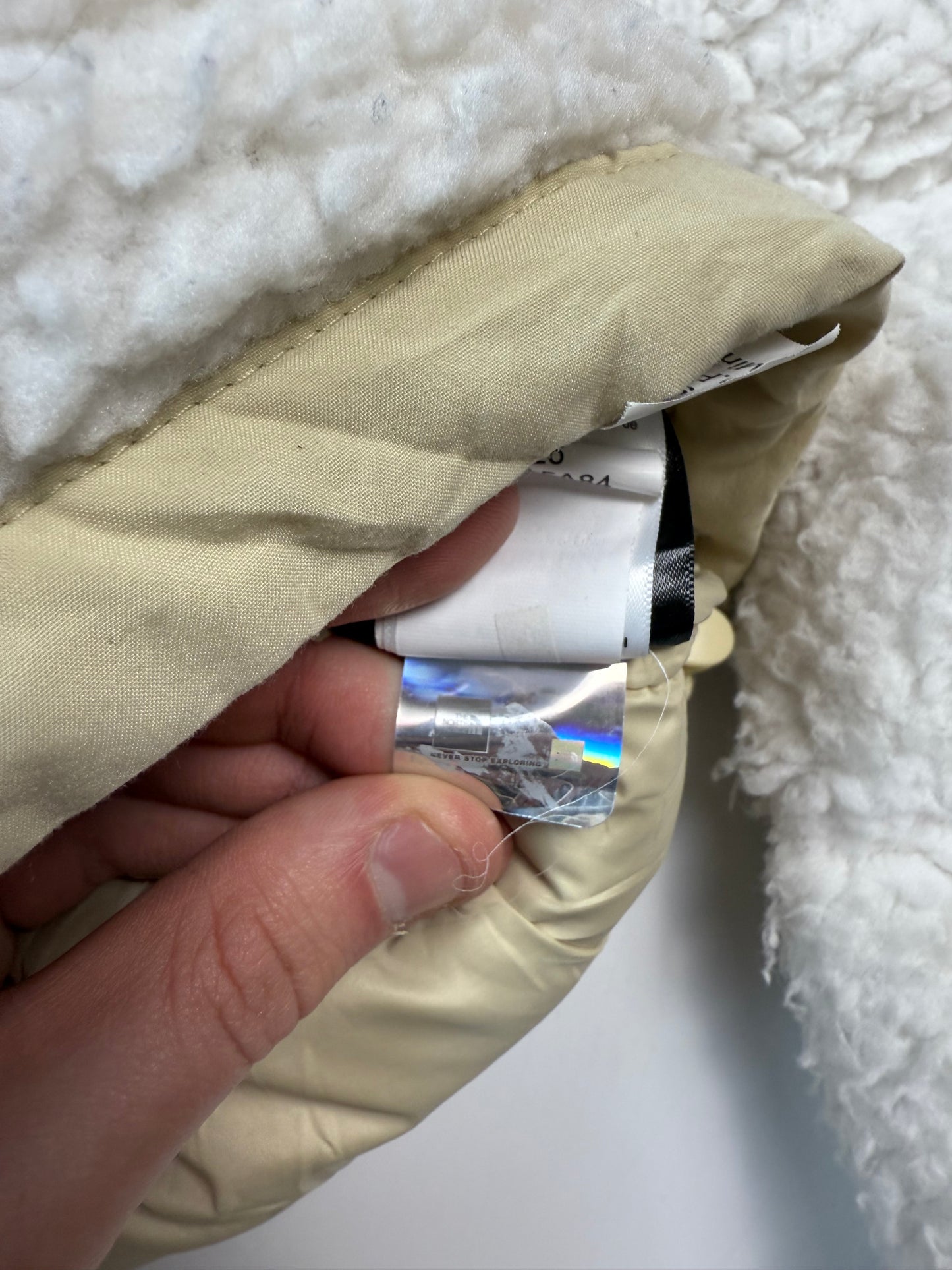 The North face sherpa nuptse puffer jacket (M)