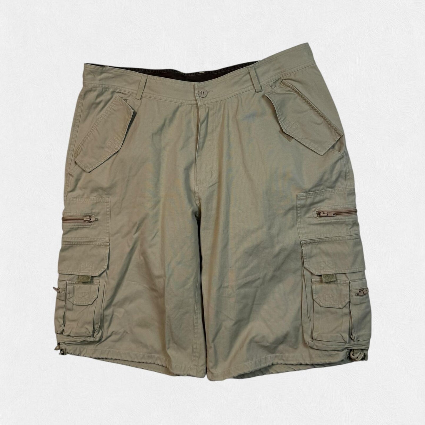 Vintage technical baggy cargo shorts (XXL)