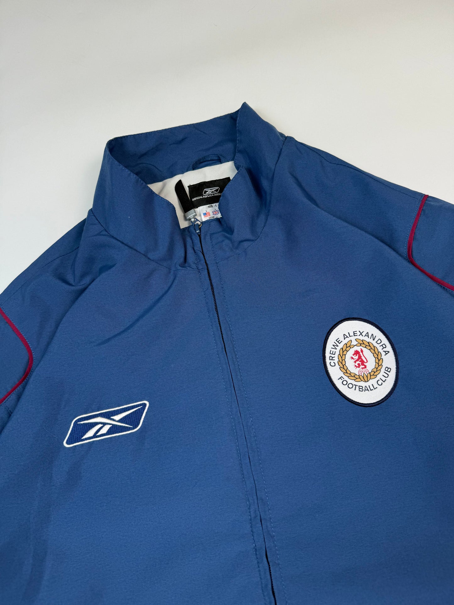 Vintage Crewe Alexandra 2002-04 Reebok football jacket (L)