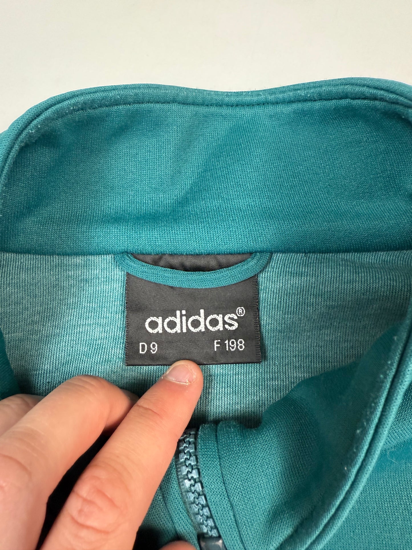 Vintage 90s Adidas colour block track jacket (XL)