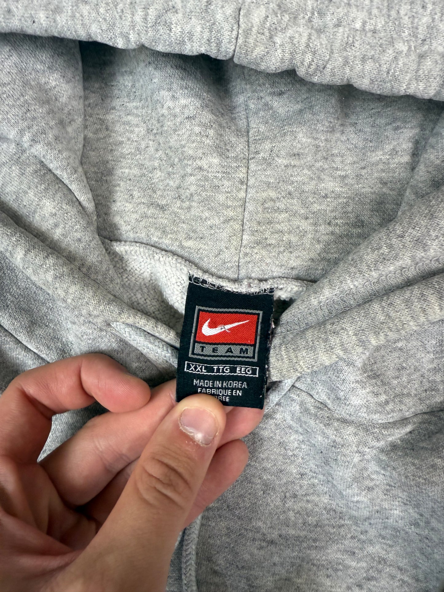 Vintage Nike Michigan state centre swoosh spell out hoodie (XXL)