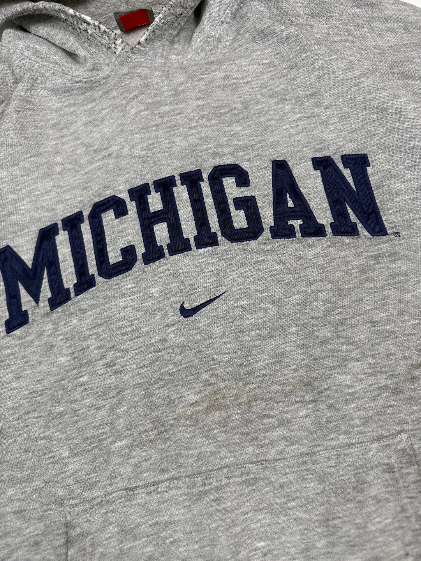 Vintage Nike Michigan centre swoosh hoodie (L)
