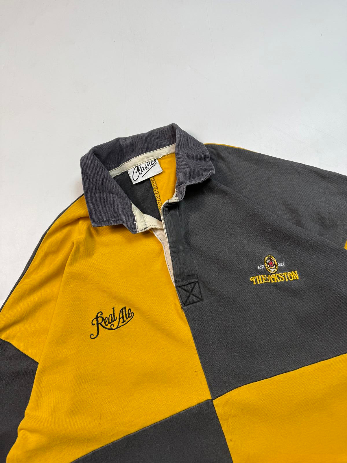 Vintage Theakston brewery rugby union shirt (XL)