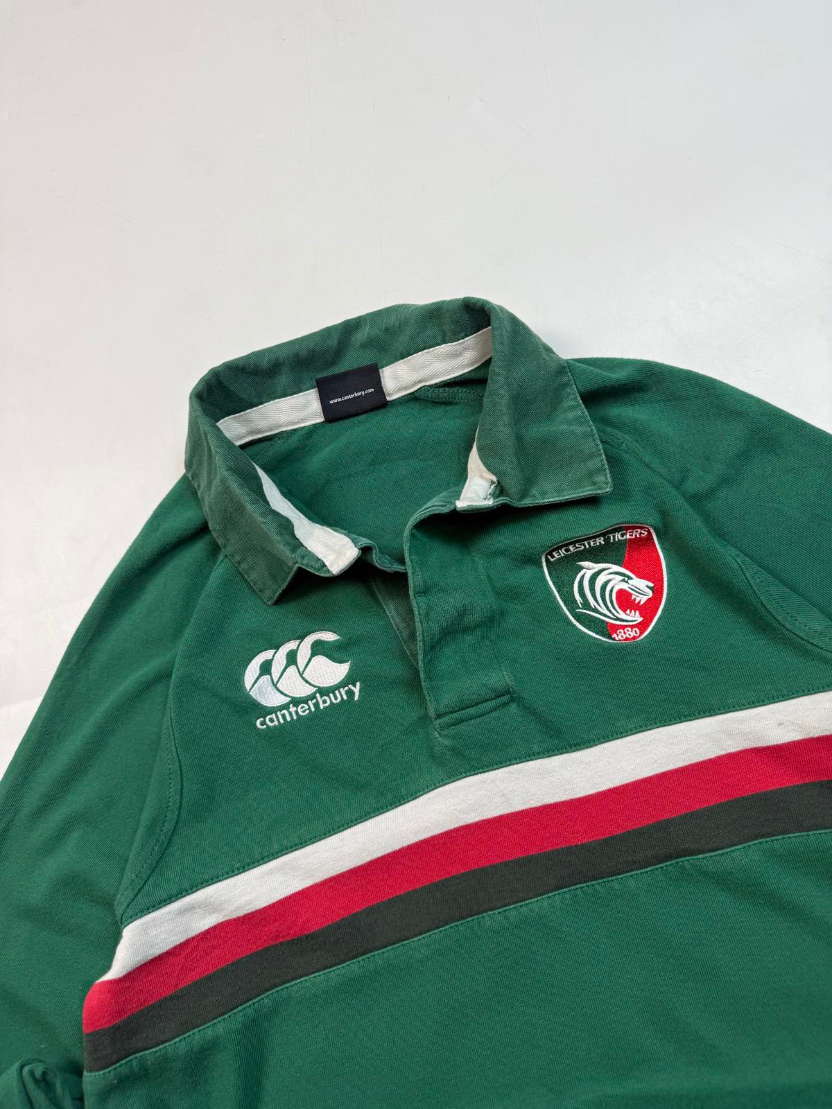 Leicester Tigers 2013/14 Canterbury rugby union shirt (S)