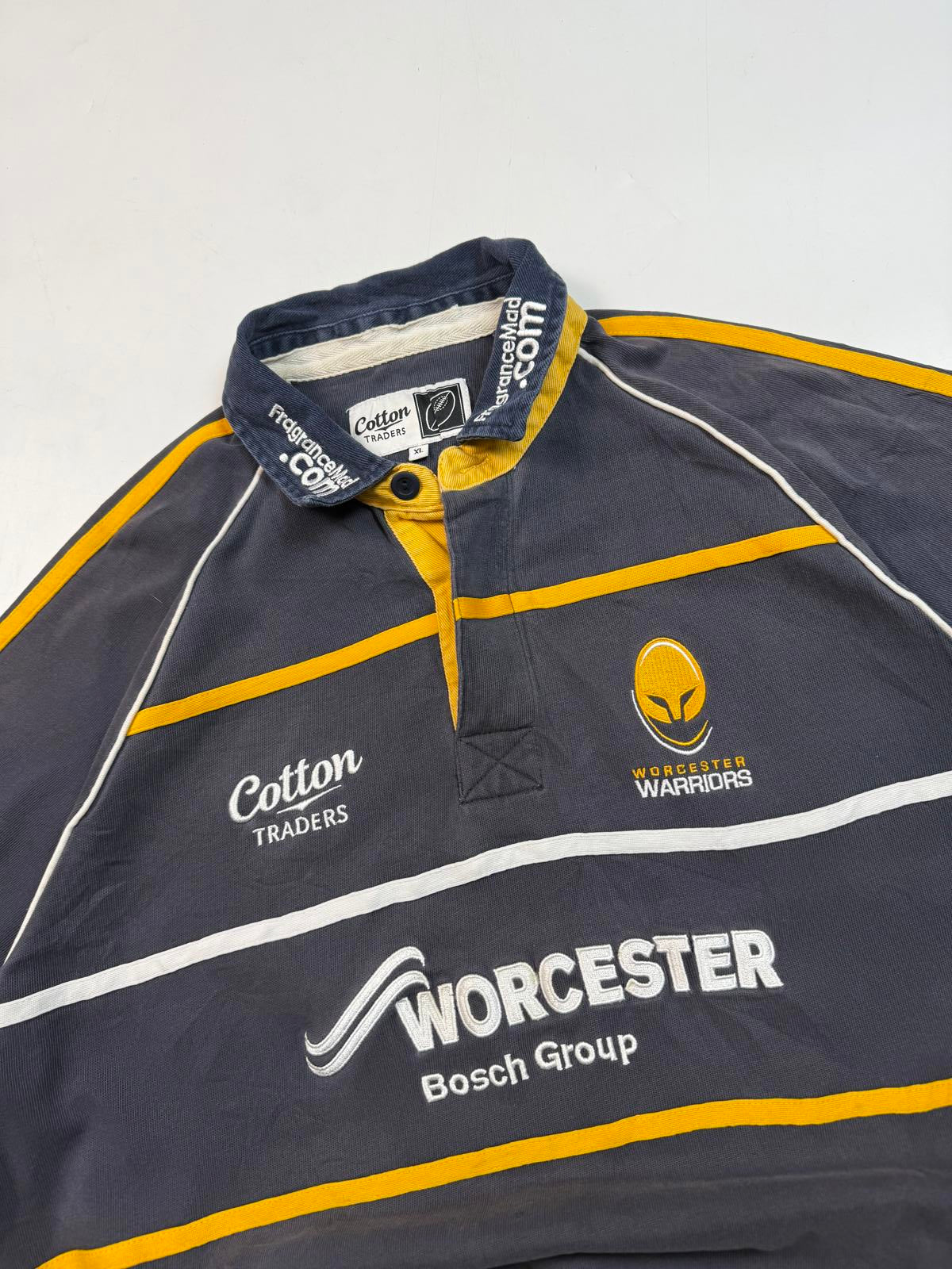 Worcester Warriors 2011/12 Cotton Traders rugby shirt (XL)
