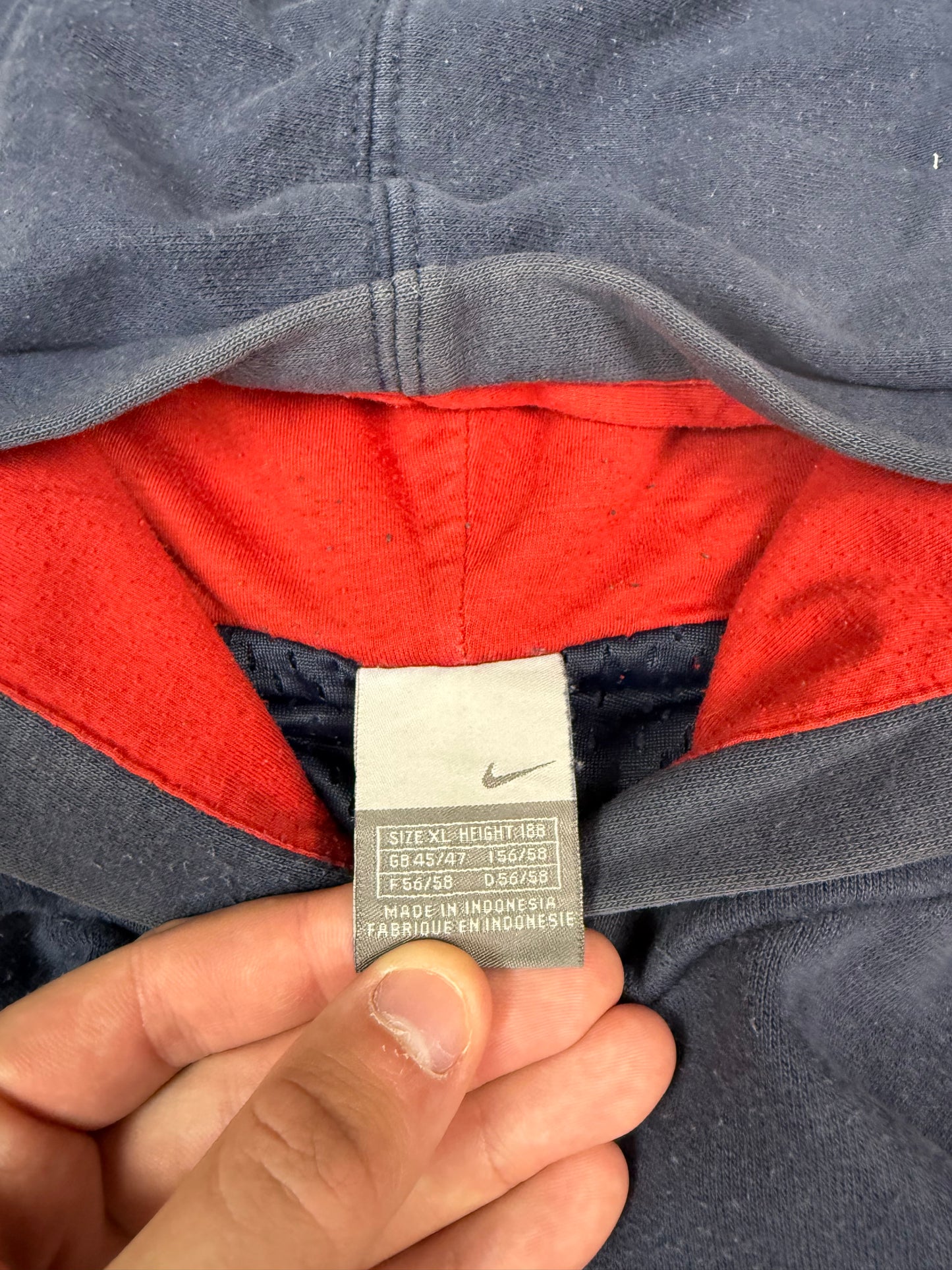 Vintage Nike spell out hoodie (XL)