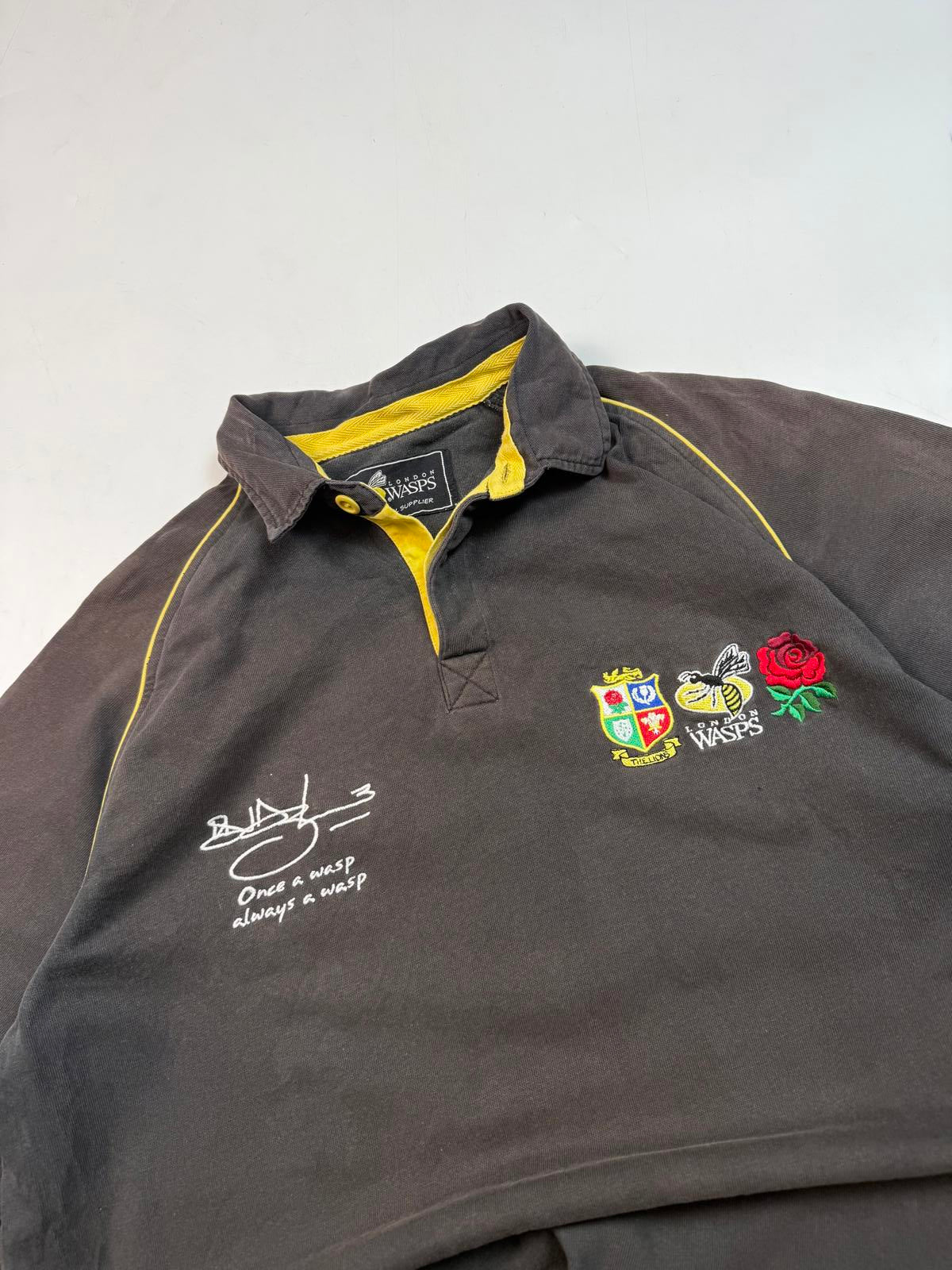Vintage Wasps 2008 Dallaglio testimonial rugby union shirt (XL)