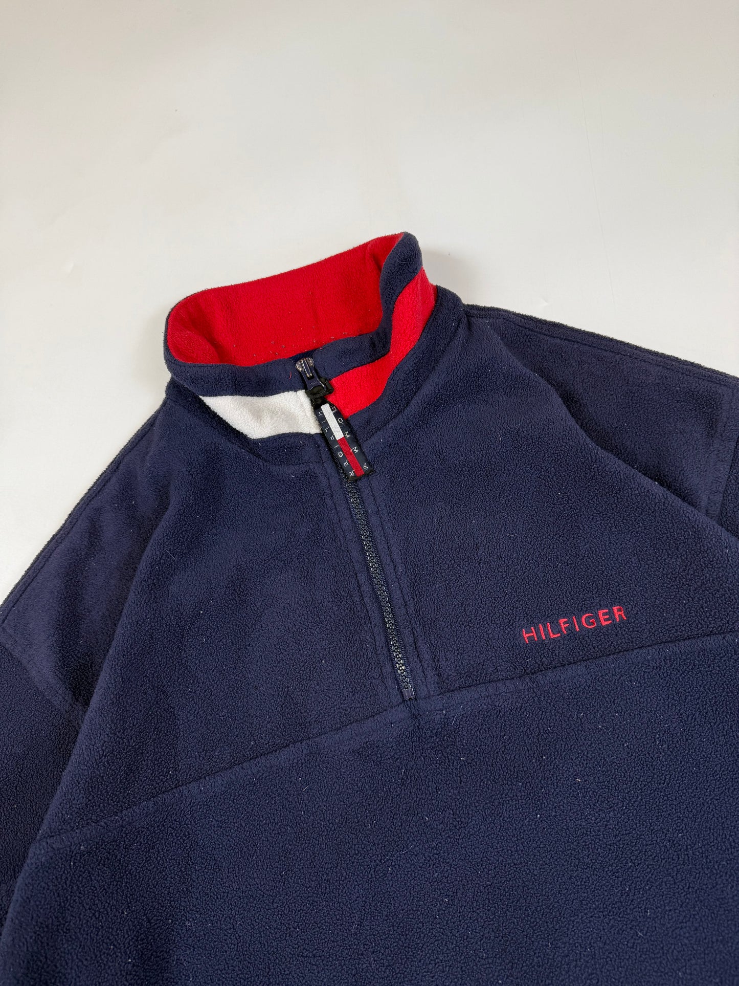 Vintage 90s Tommy Hilfiger quarter zip fleece (M)