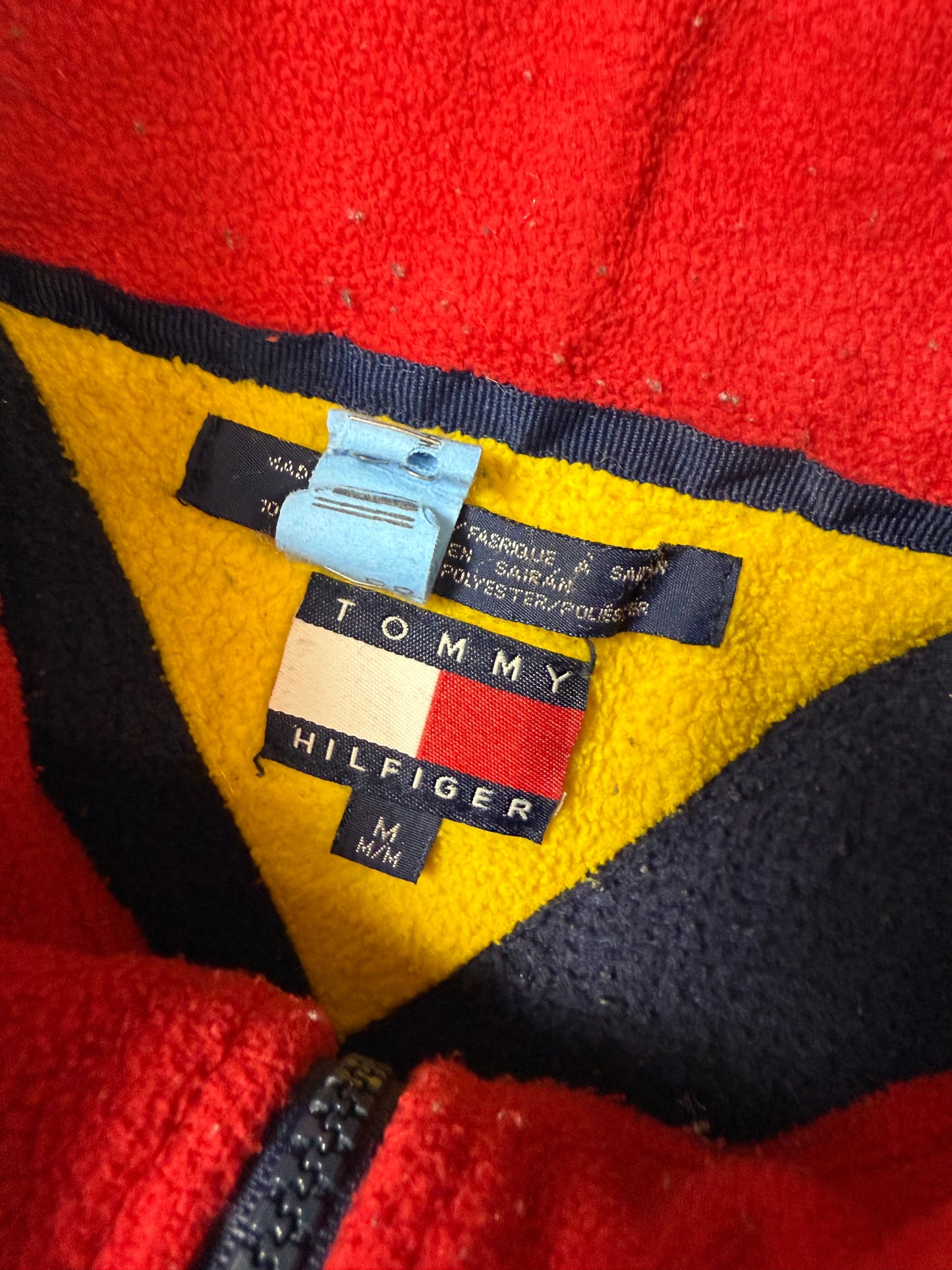 Vintage 90s Tommy Hilfiger quarter zip fleece (M)