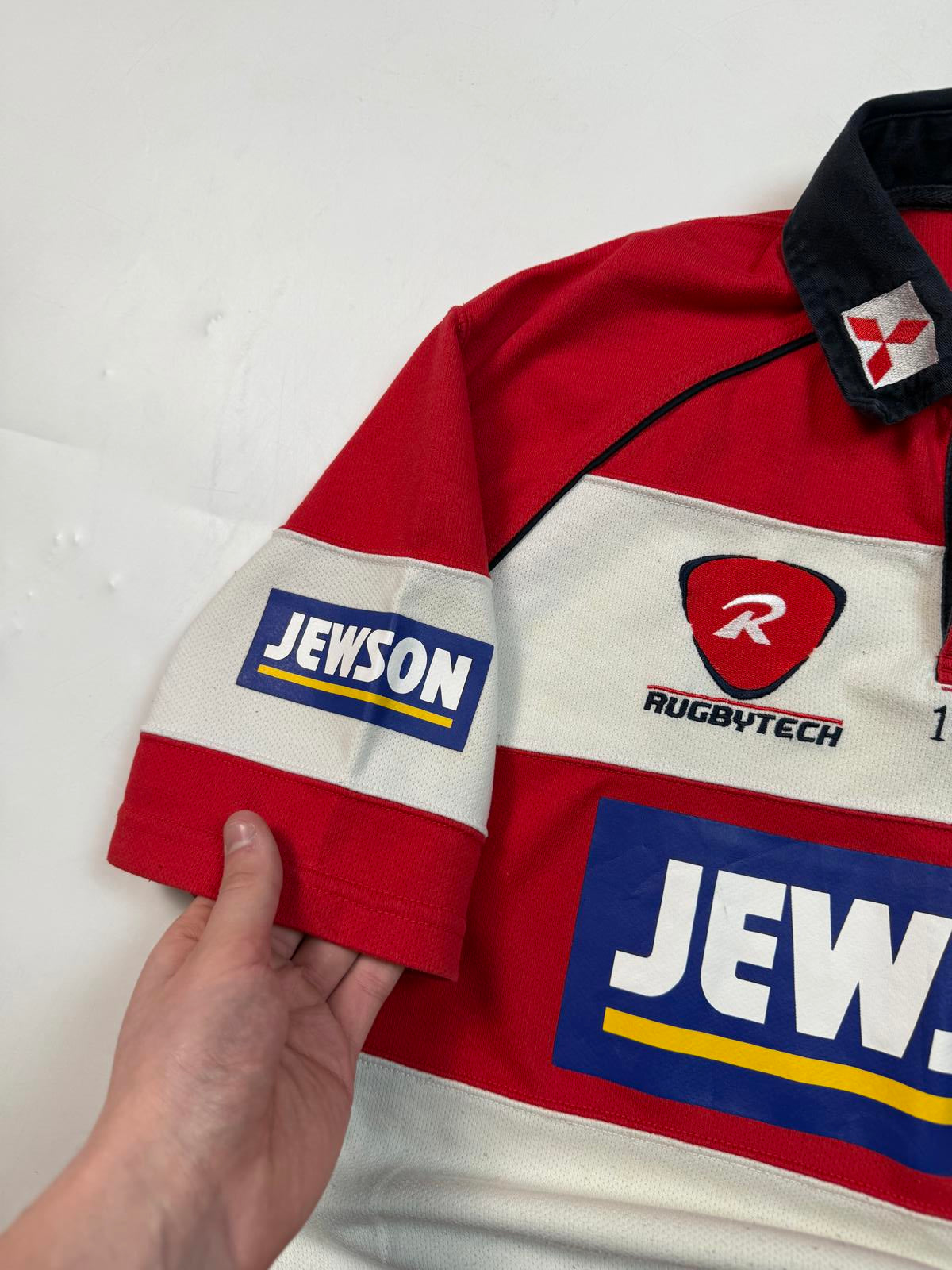 Vintage 90s Gloucester 2009/10 Rugbtech rugby union shirt (XXL)