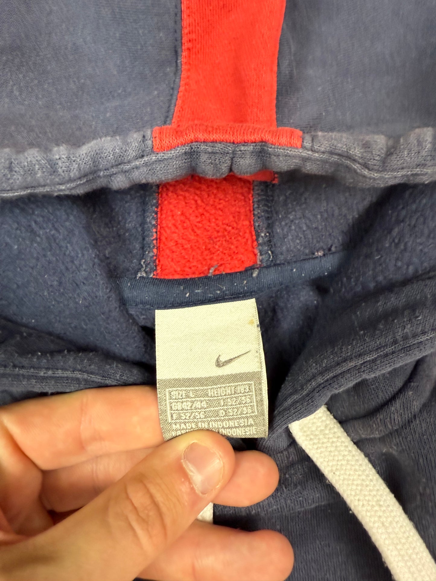 Vintage Nike spell out hoodie (L)