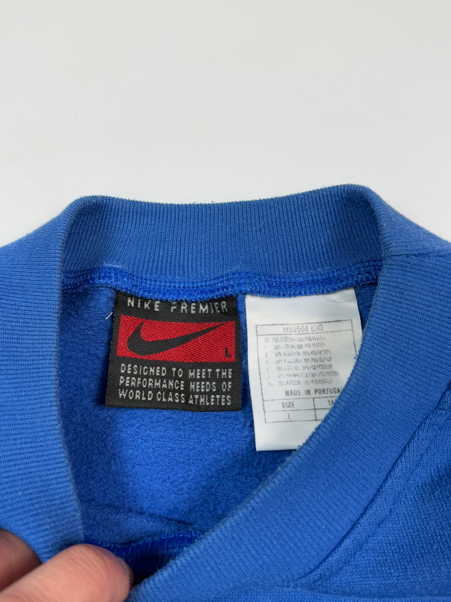 Vintage Italy 1996 Nike spell out football sweatshirt (L)