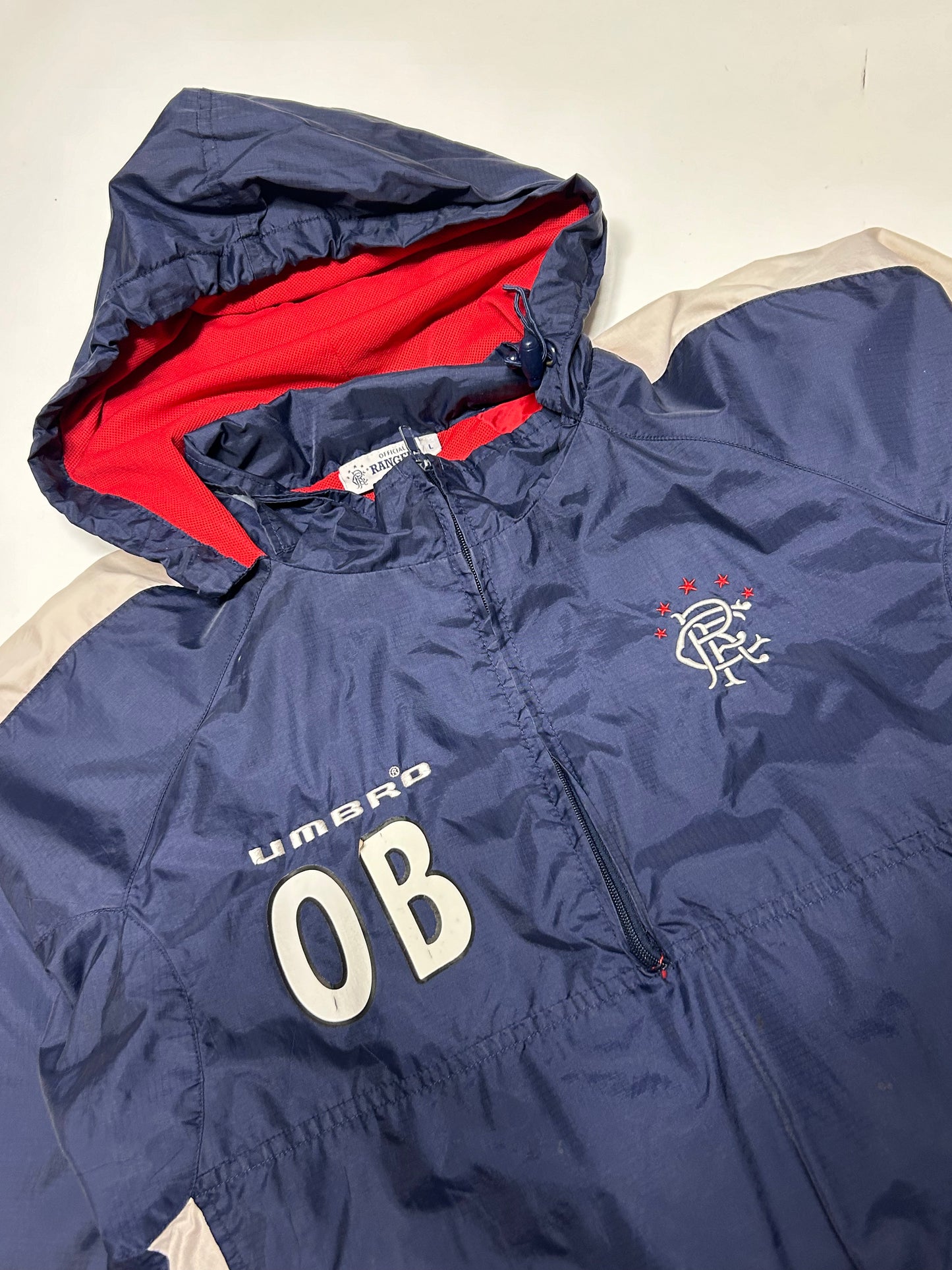 Vintage Rangers 2005/06 Umbro windbreaker jacket (L)