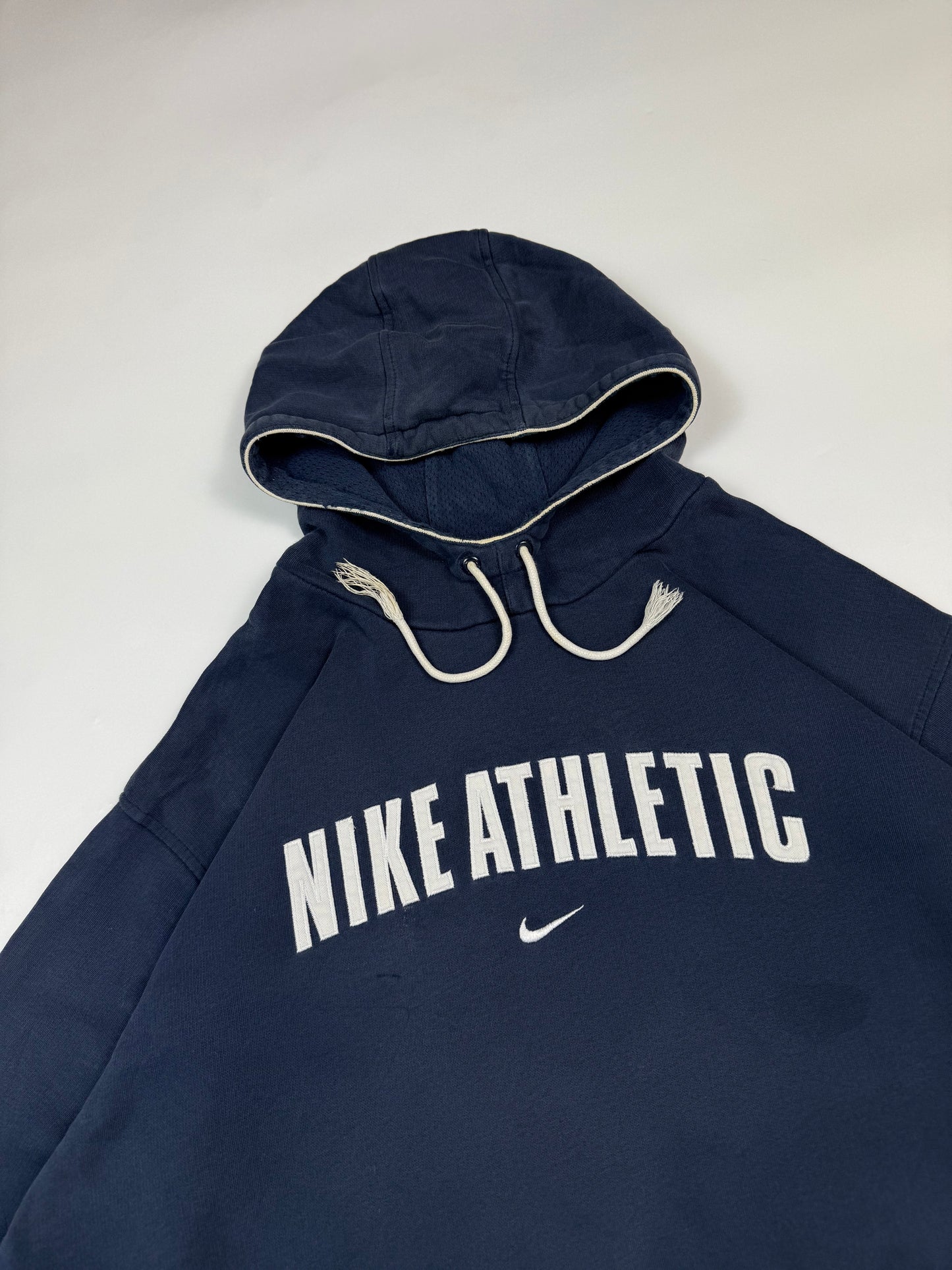 Vintage Nike athletic spell out hoodie (L)