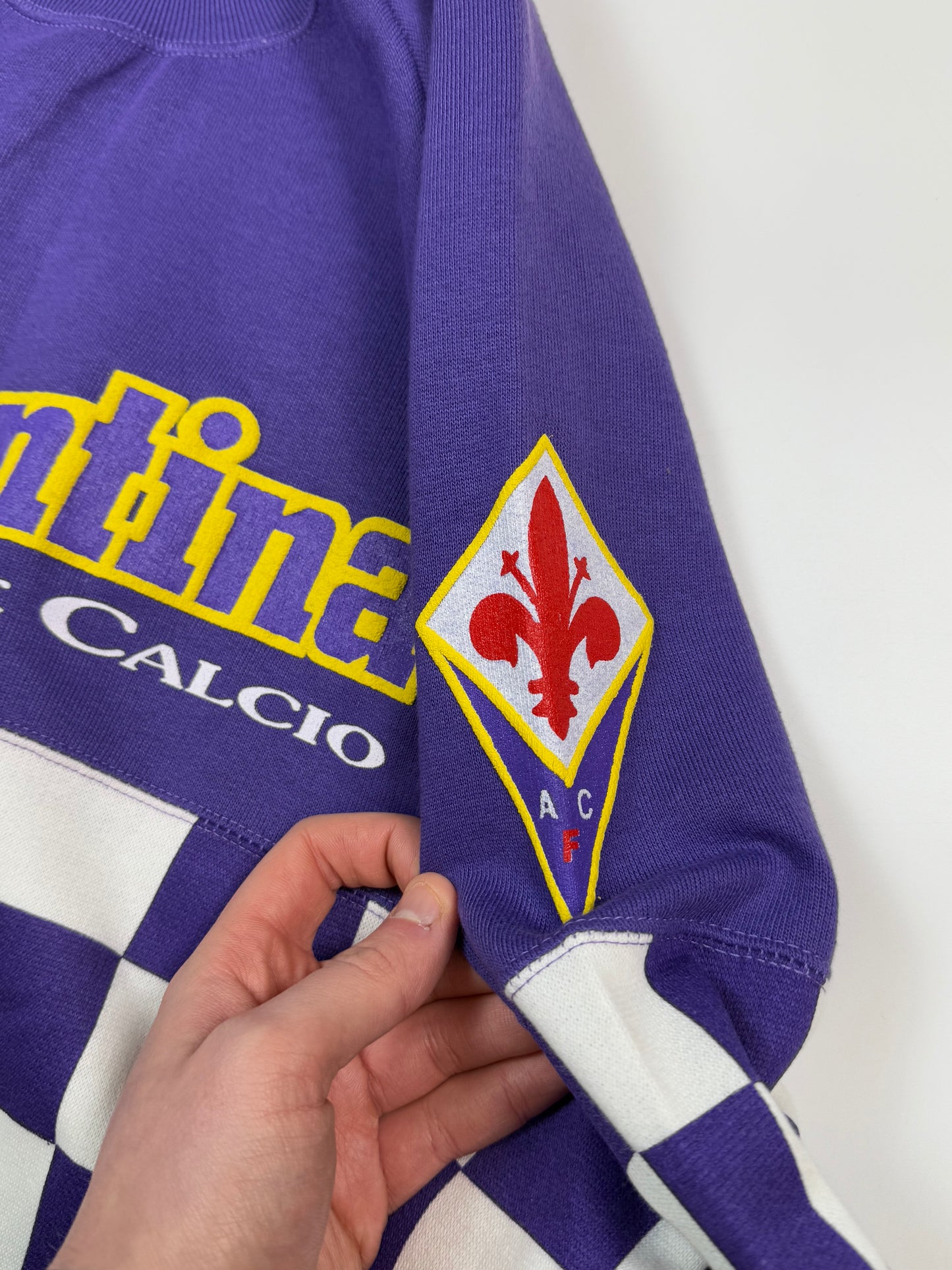 Vintage 1990/91 Fiorentina spell out sweatshirt (L)