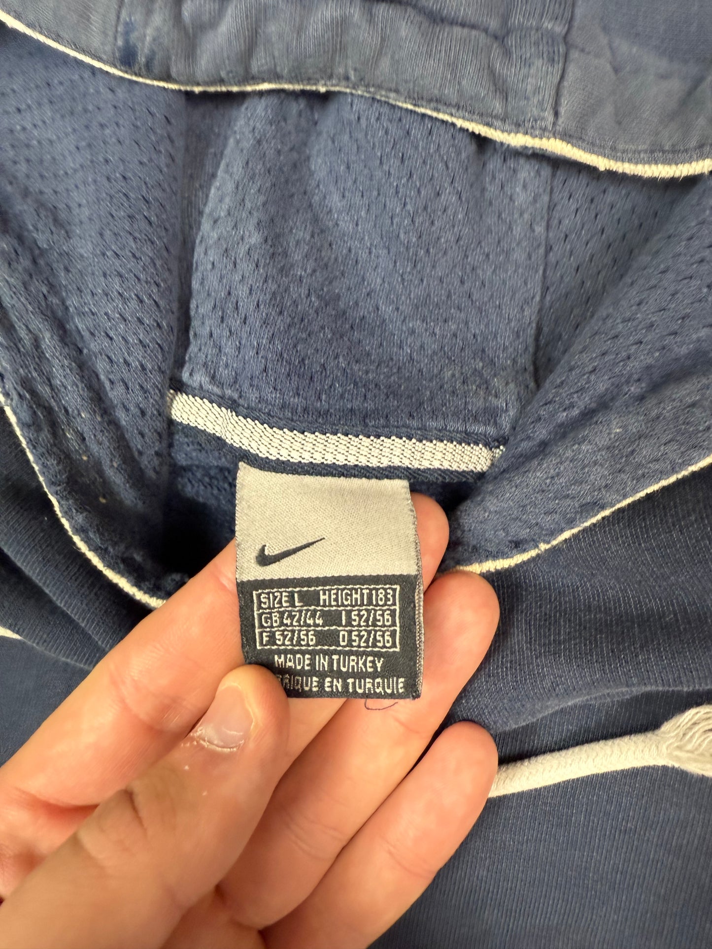 Vintage Nike athletic spell out hoodie (L)