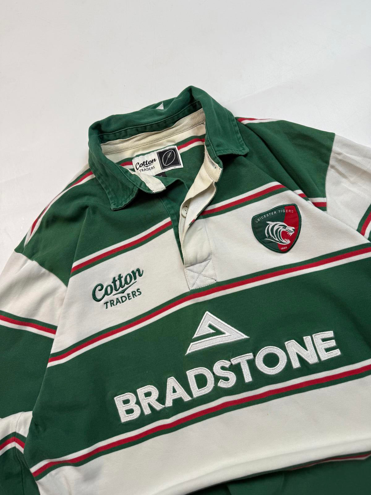 Vintage Leicester Tigers 2007/08 Cotton Traders rugby shirt (S)