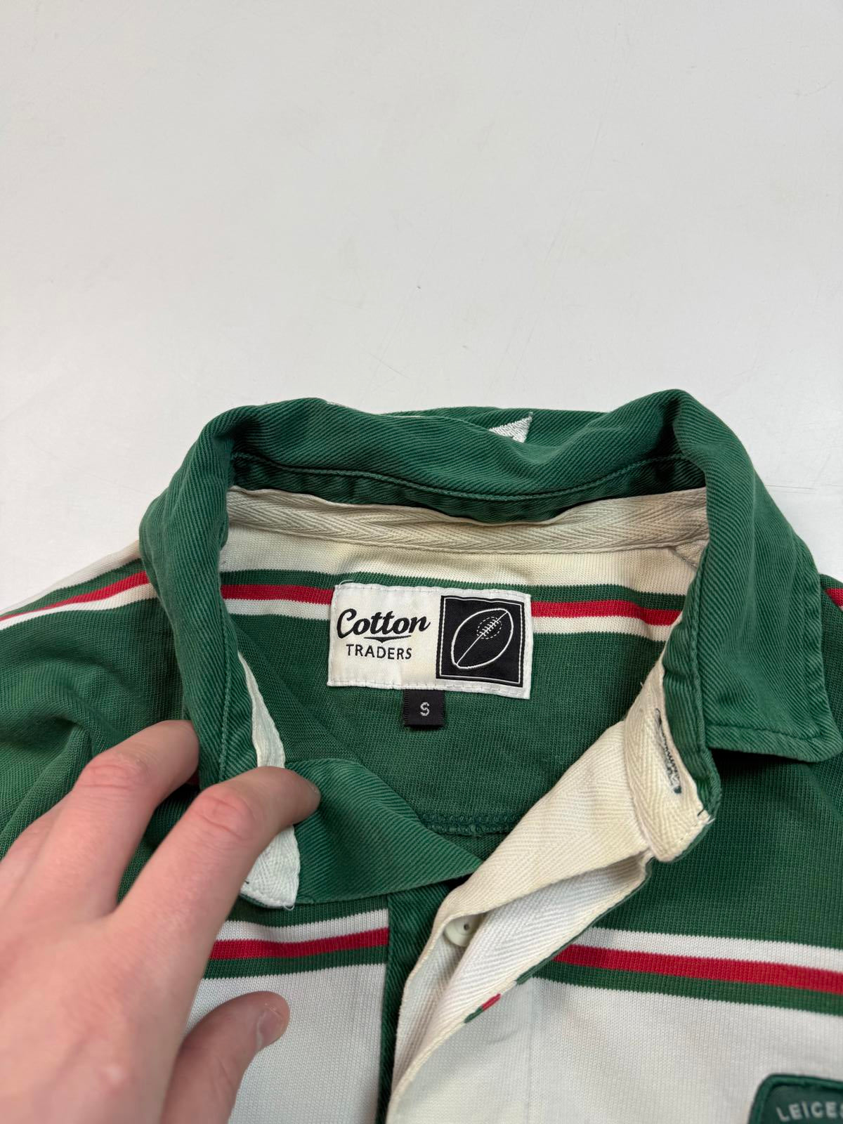 Vintage Leicester Tigers 2007/08 Cotton Traders rugby shirt (S)